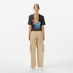 Tommy Hilfiger Loose Cargo Kadın Krem Pantolon