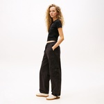 Tommy Hilfiger Loose Cargo Kadın Siyah Pantolon