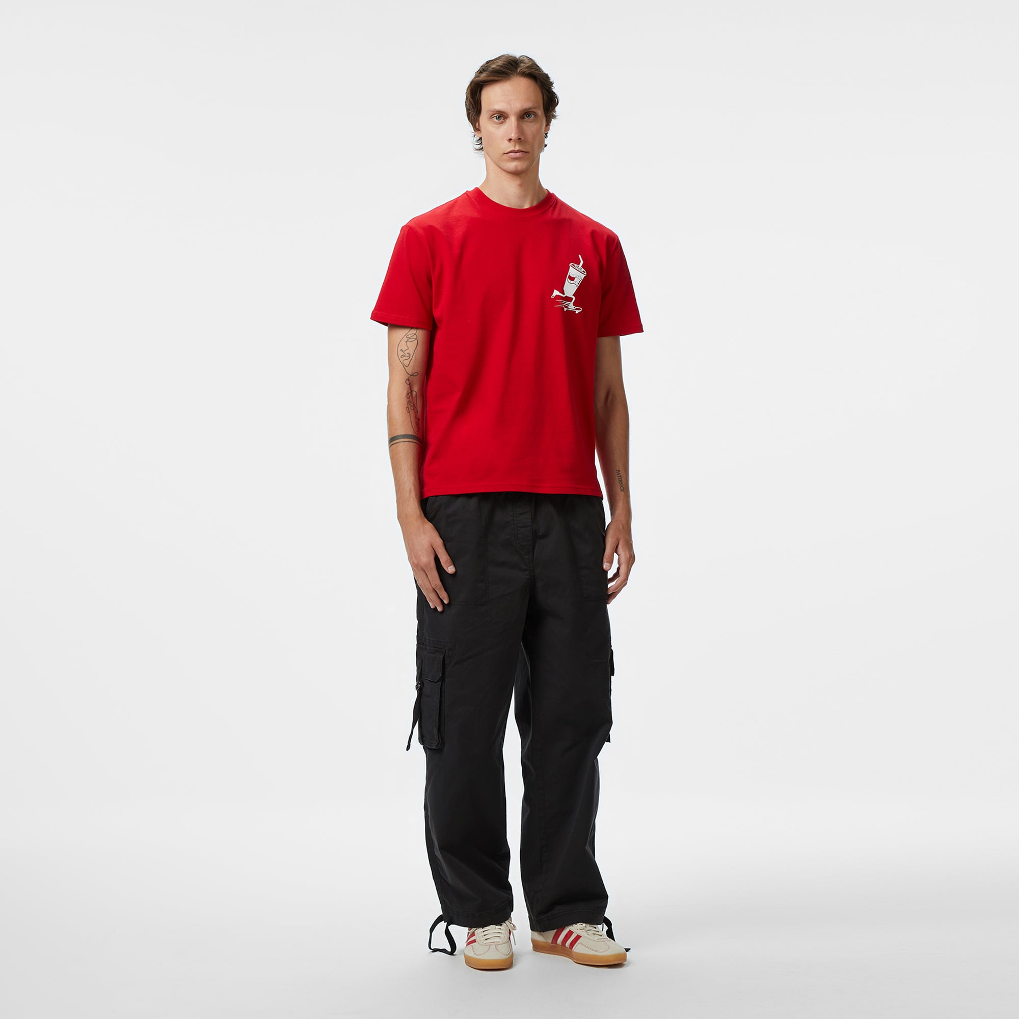 Tommy Hilfiger Loose Cargo Kadın Siyah Pantolon