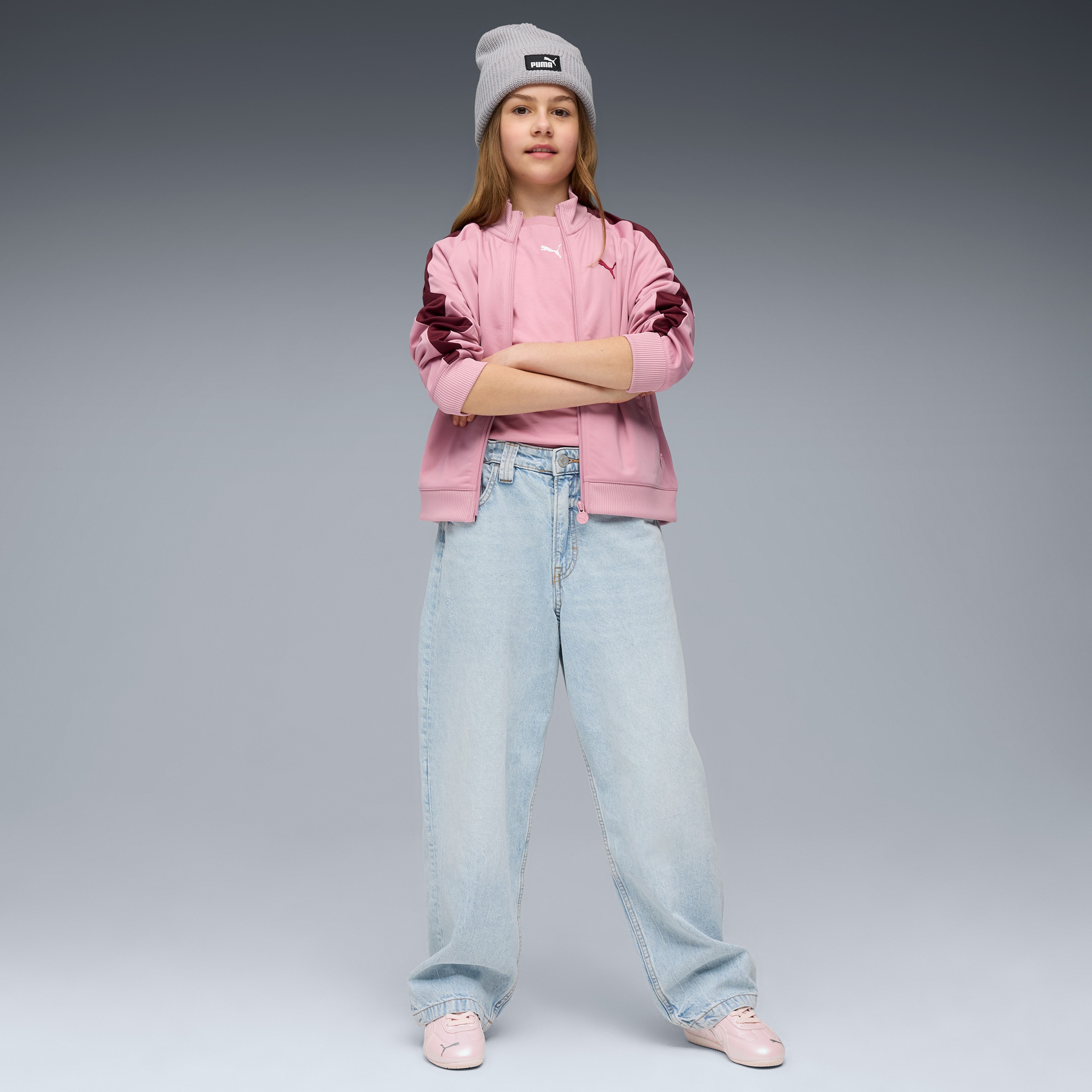 Puma T7 Always On Çocuk Pembe Ceket