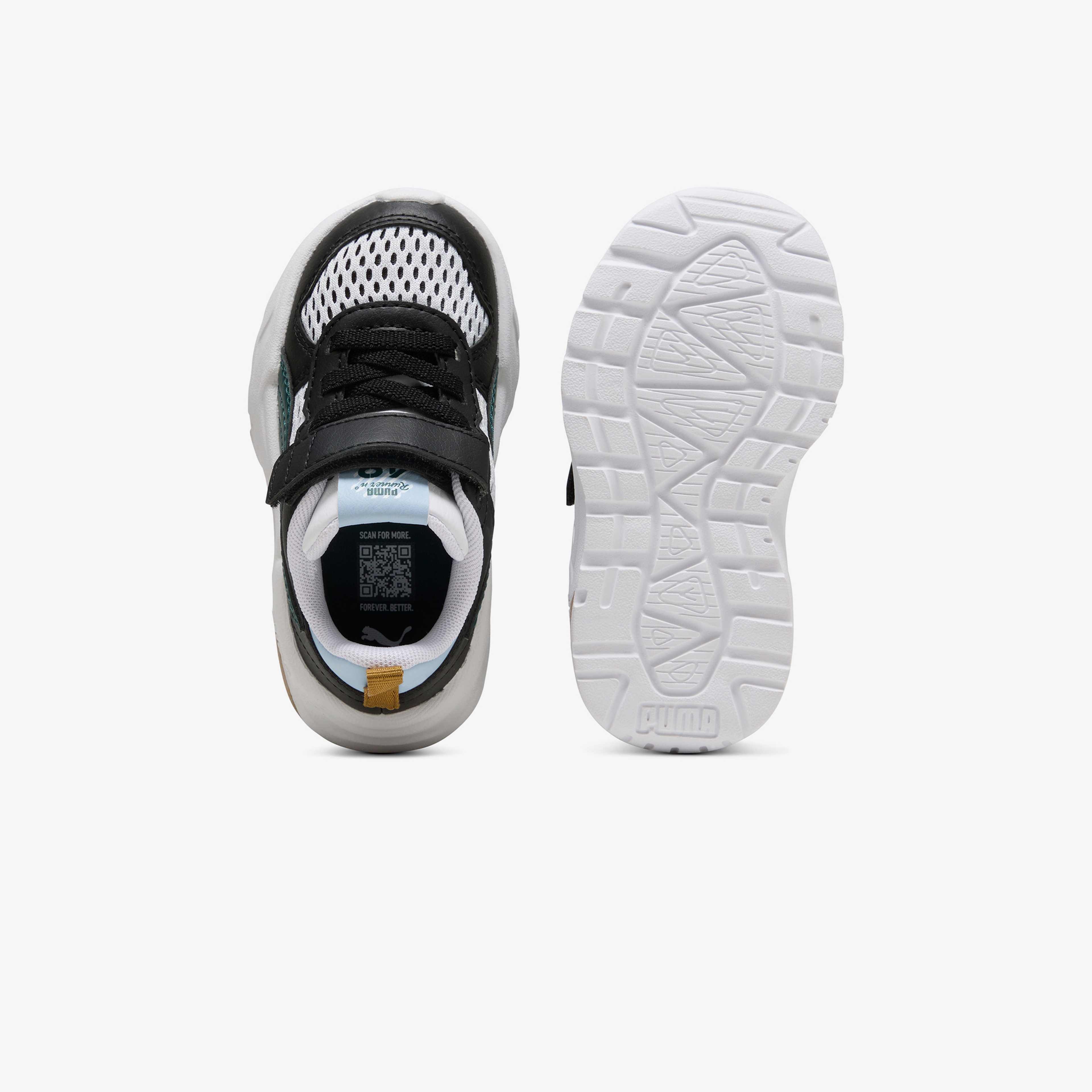 Puma Trinity 2 LT Run Fun Bebek Beyaz Spor Ayakkabı