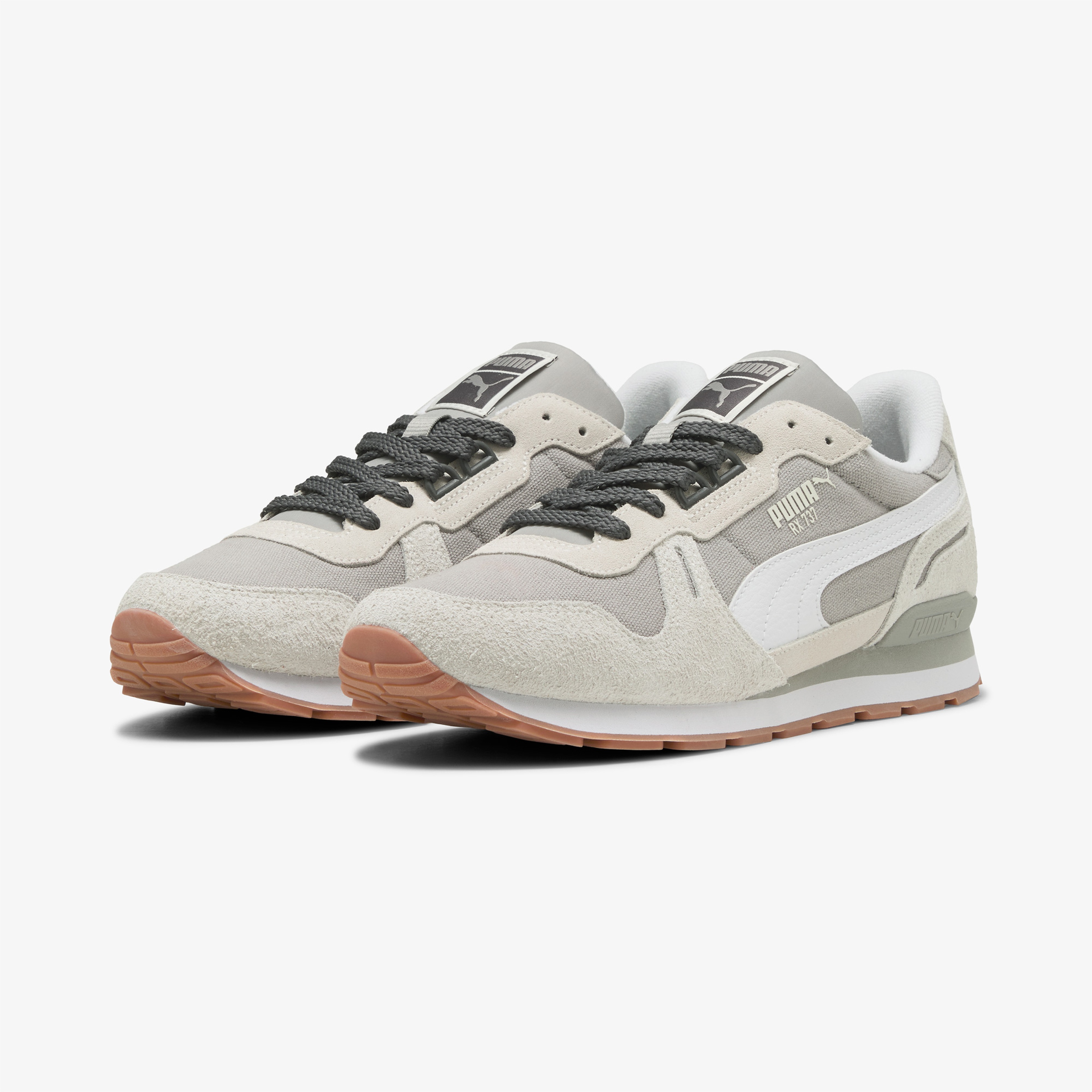 Puma RX 737 Vintage Update Unisex Gri Spor Ayakkabı