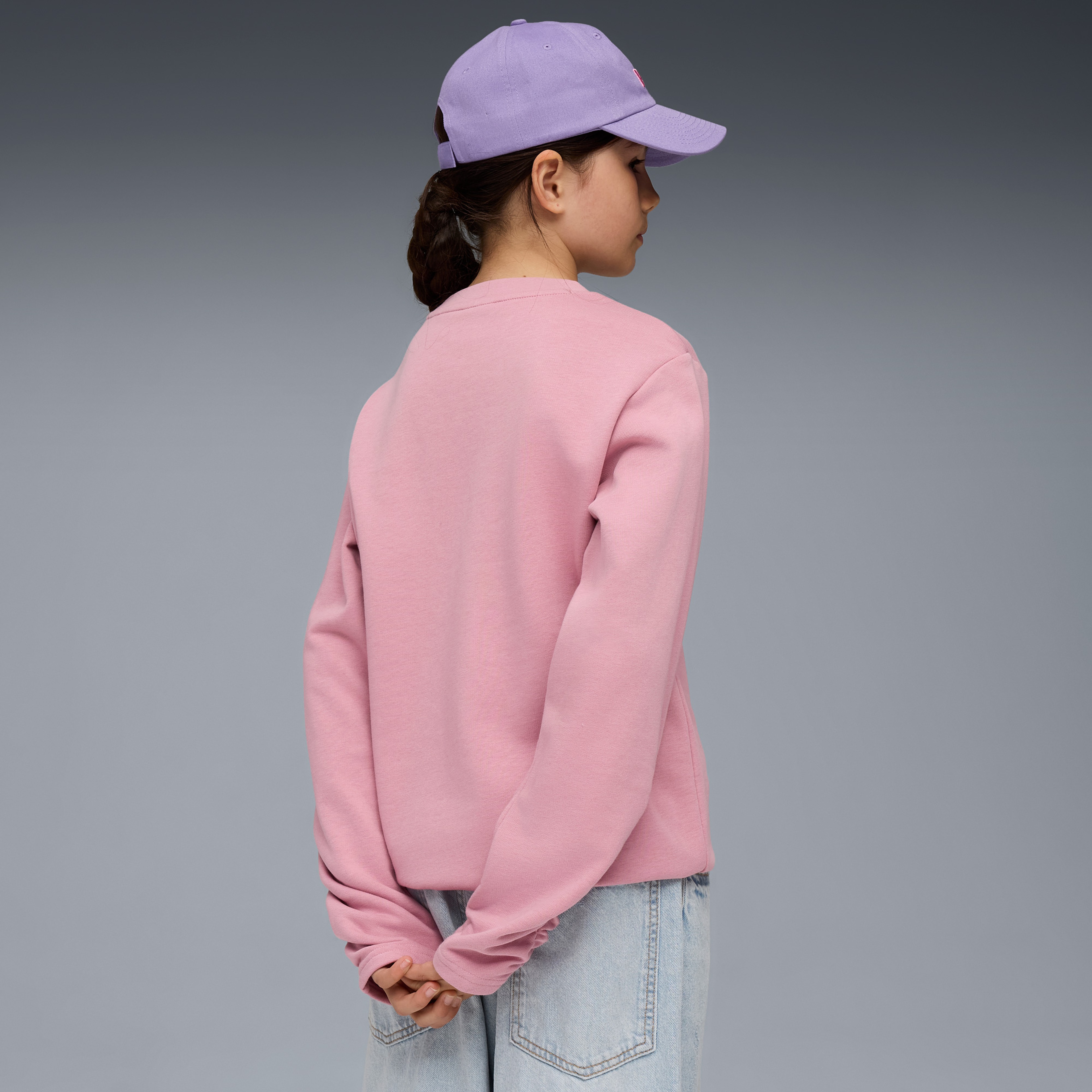 Puma Bowtique Crew Çocuk Pembe Sweatshirt