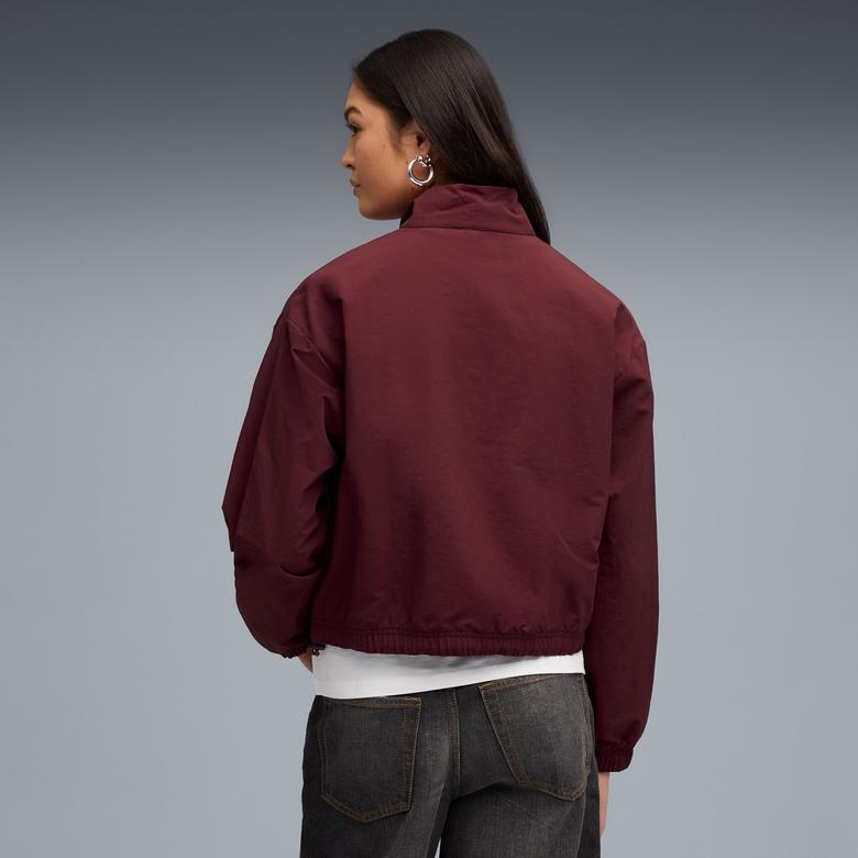 Puma HER Relaxed Kadın Bordo Sweatshirt