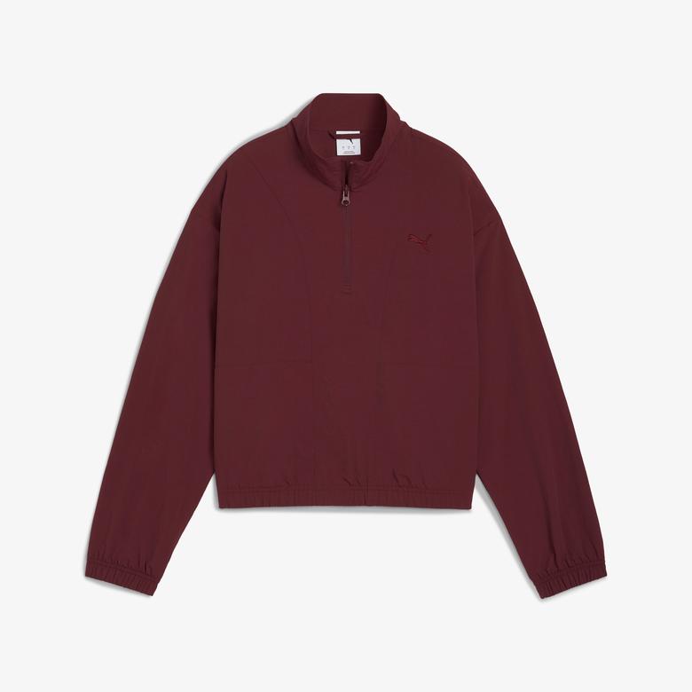 Puma HER Relaxed Kadın Bordo Sweatshirt