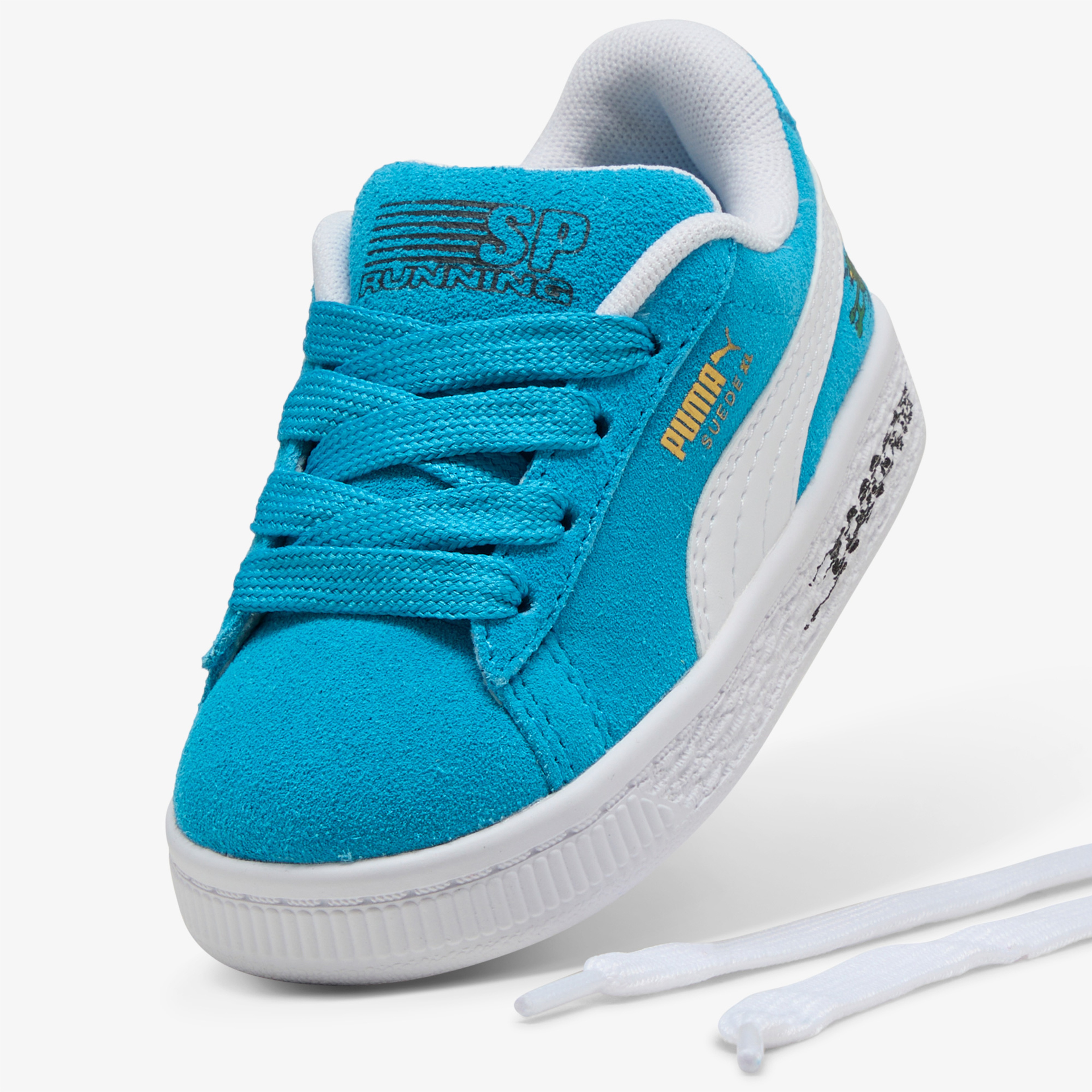 Puma Suede XL Super Bebek Mavi Spor Ayakkabı