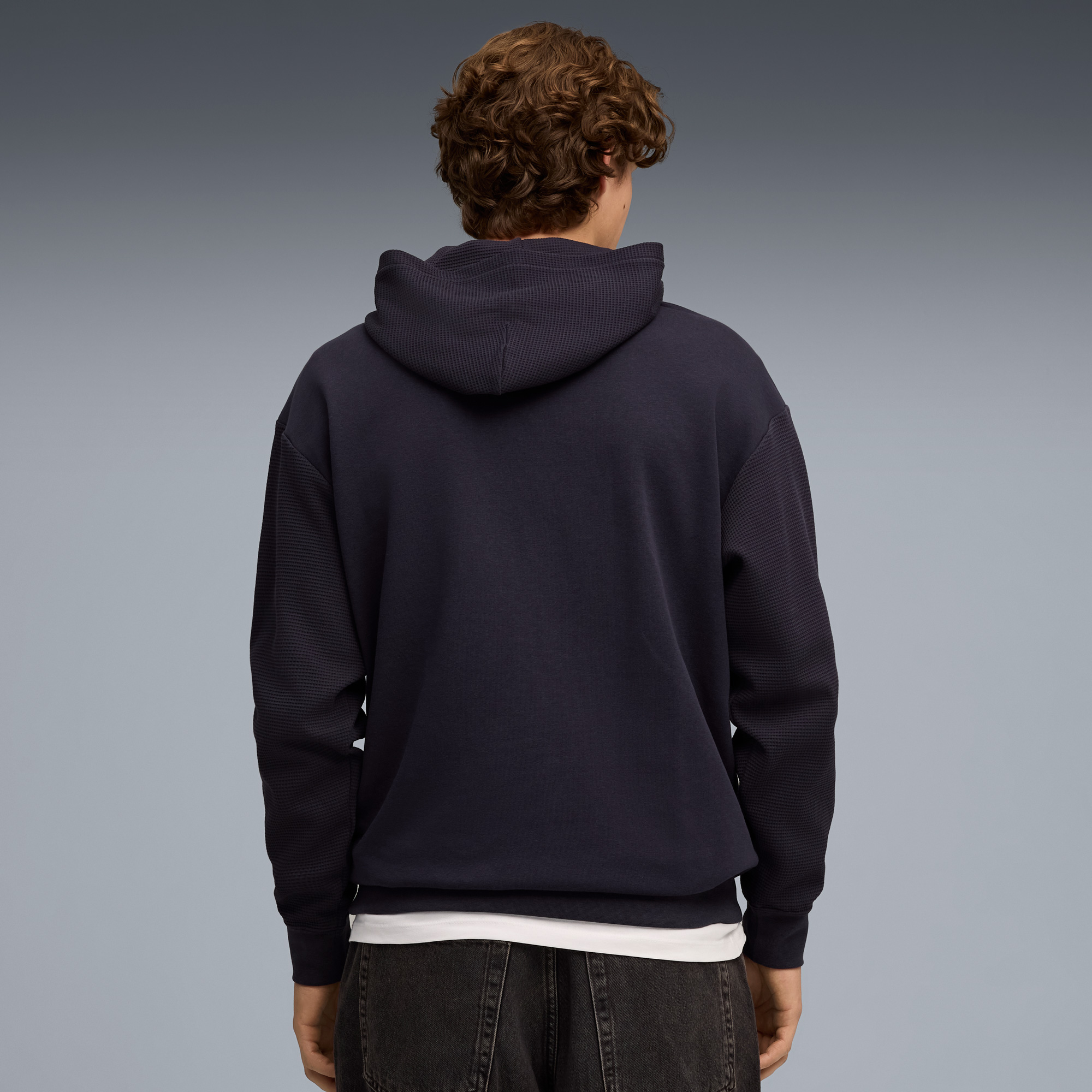 Puma Classic Relaxed Erkek Mavi Sweatshirt