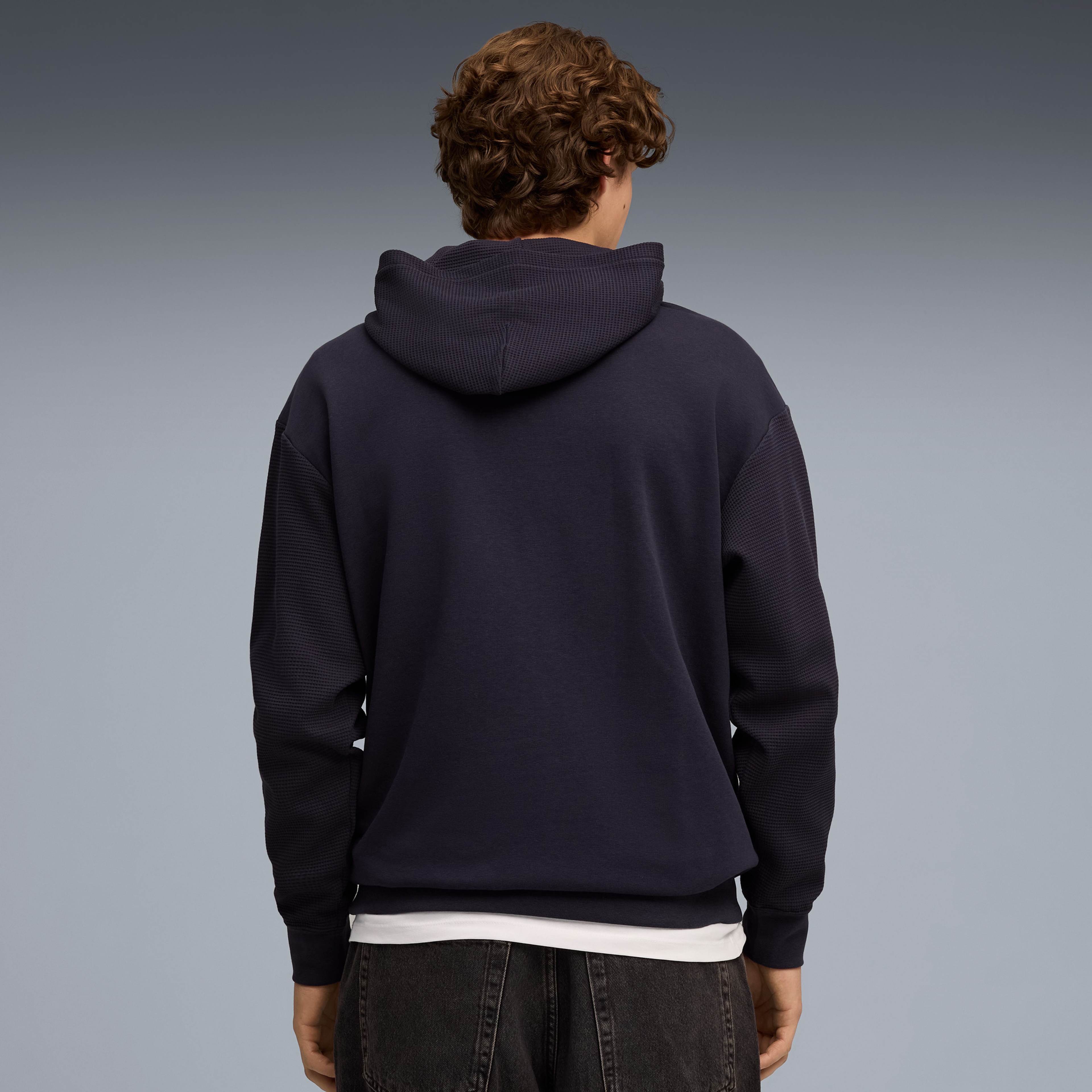 Puma Classic Relaxed Erkek Mavi Sweatshirt