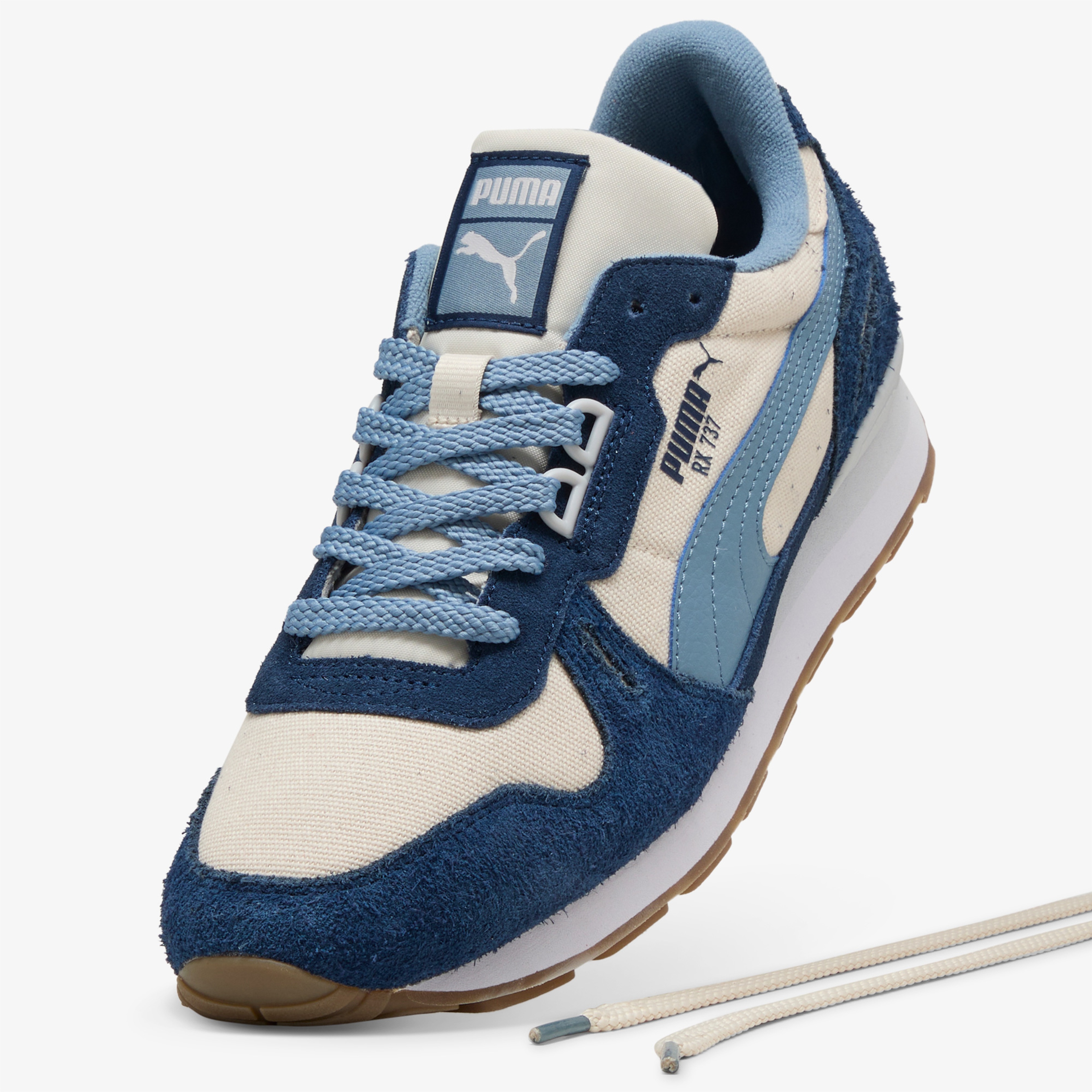 Puma RX 737 Vintage Update Unisex Krem Spor Ayakkabı