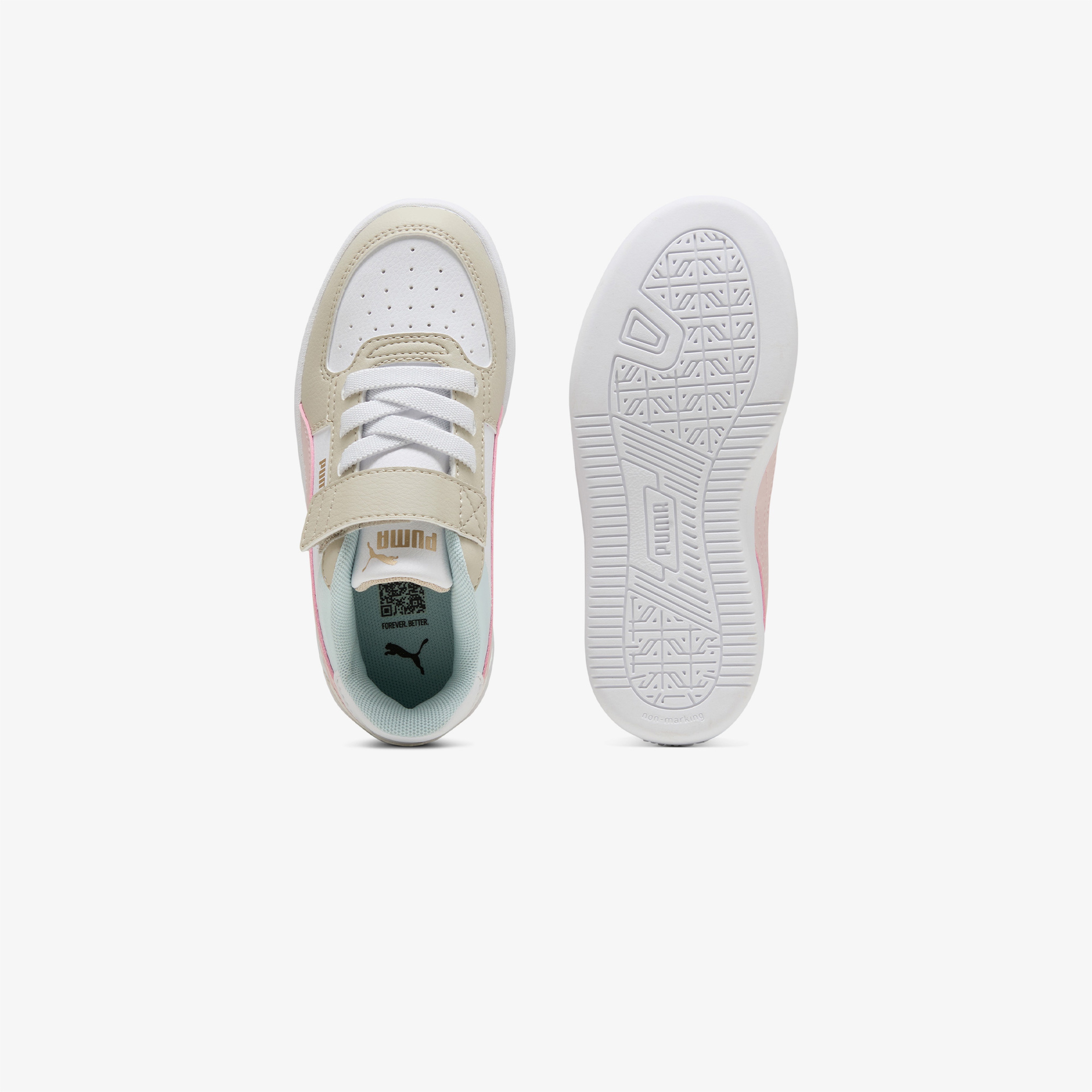 Puma Caven 2.0 Block Çocuk Beyaz Spor Ayakkabı