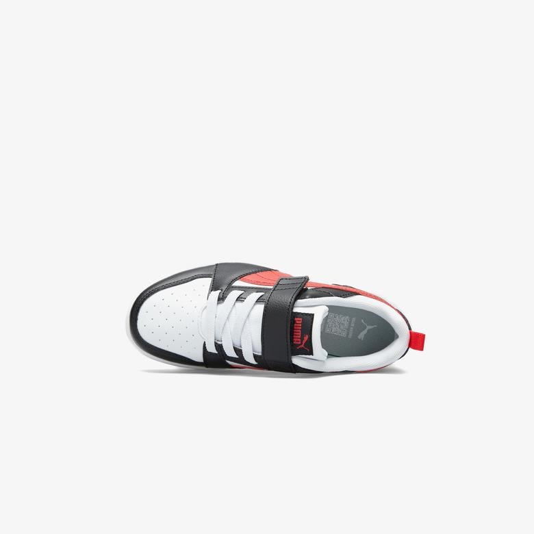 Puma Rebound V6 Low Çocuk Beyaz Spor Ayakkabı