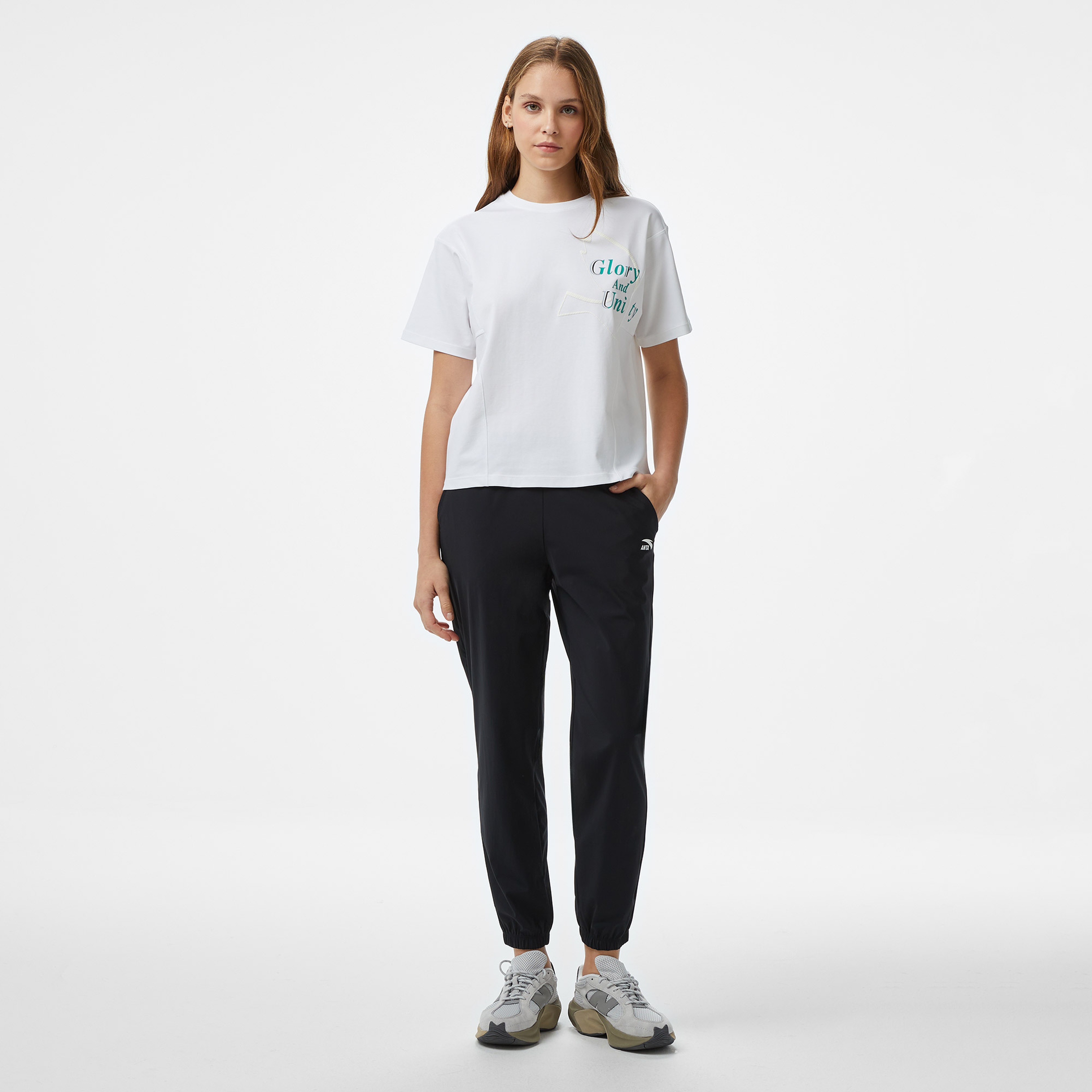 Anta Sports Kadın Beyaz T-Shirt