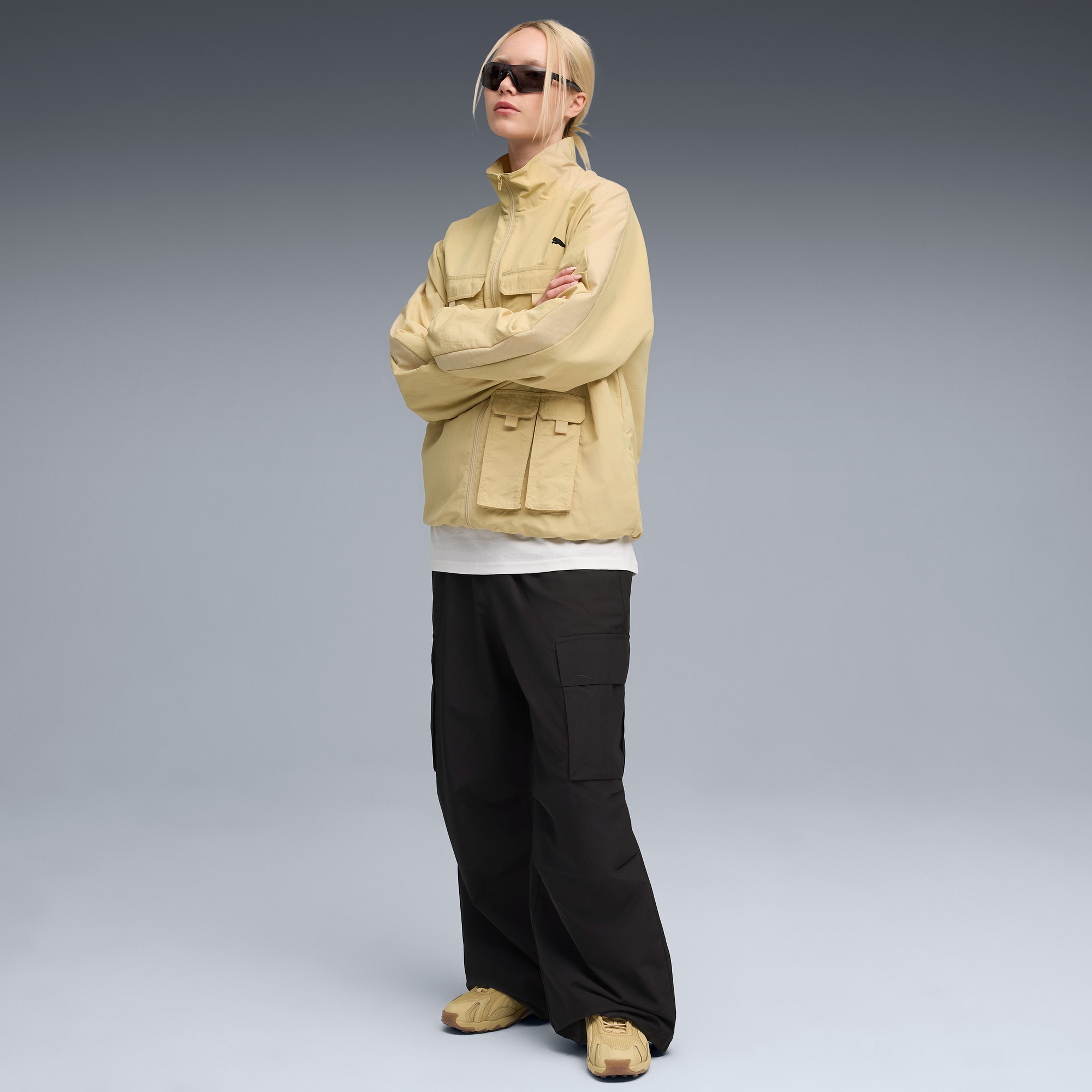 Puma Inhale Essentials Unisex Krem Spor Ayakkabı