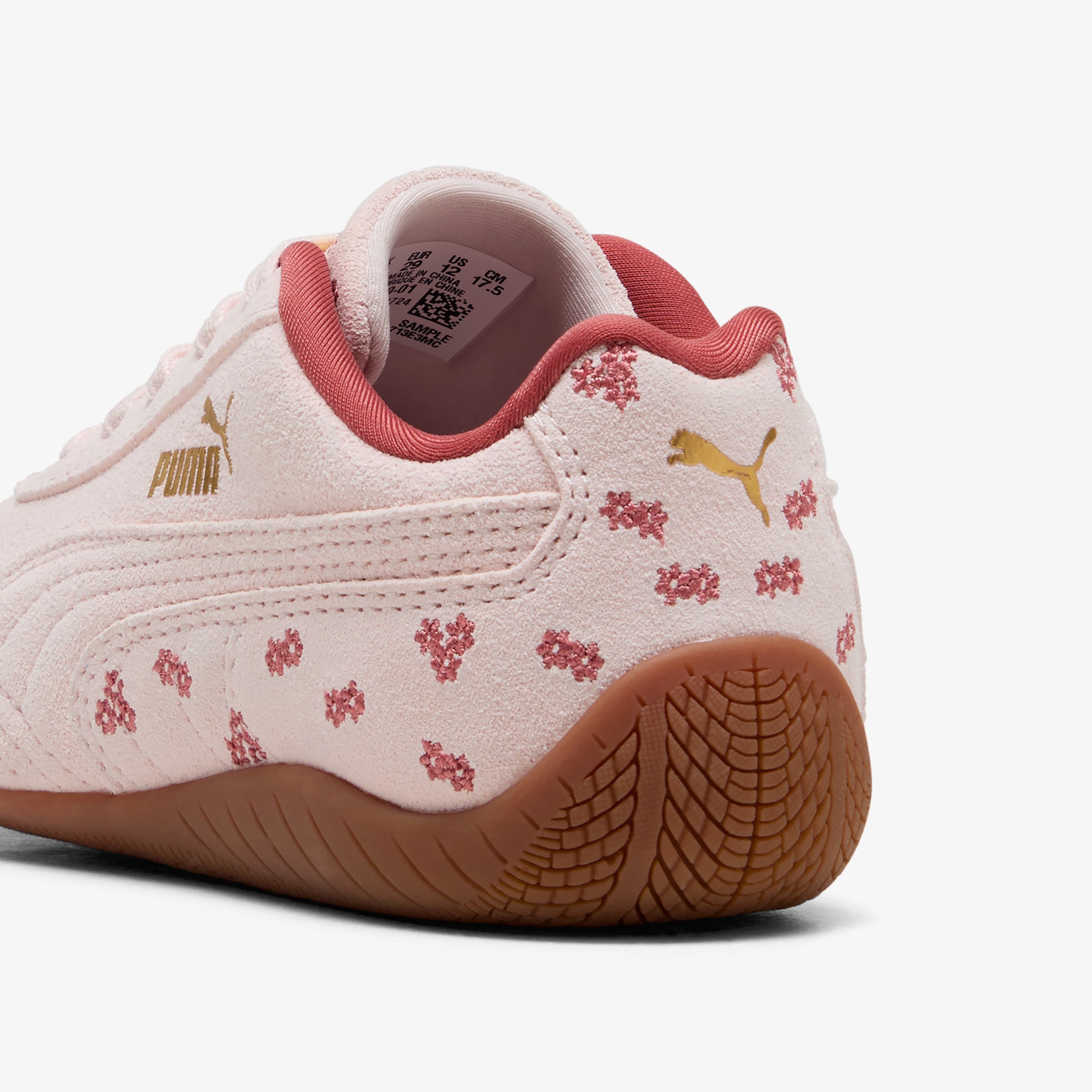 Puma Speedcat Floral Çocuk Pembe Spor Ayakkabı