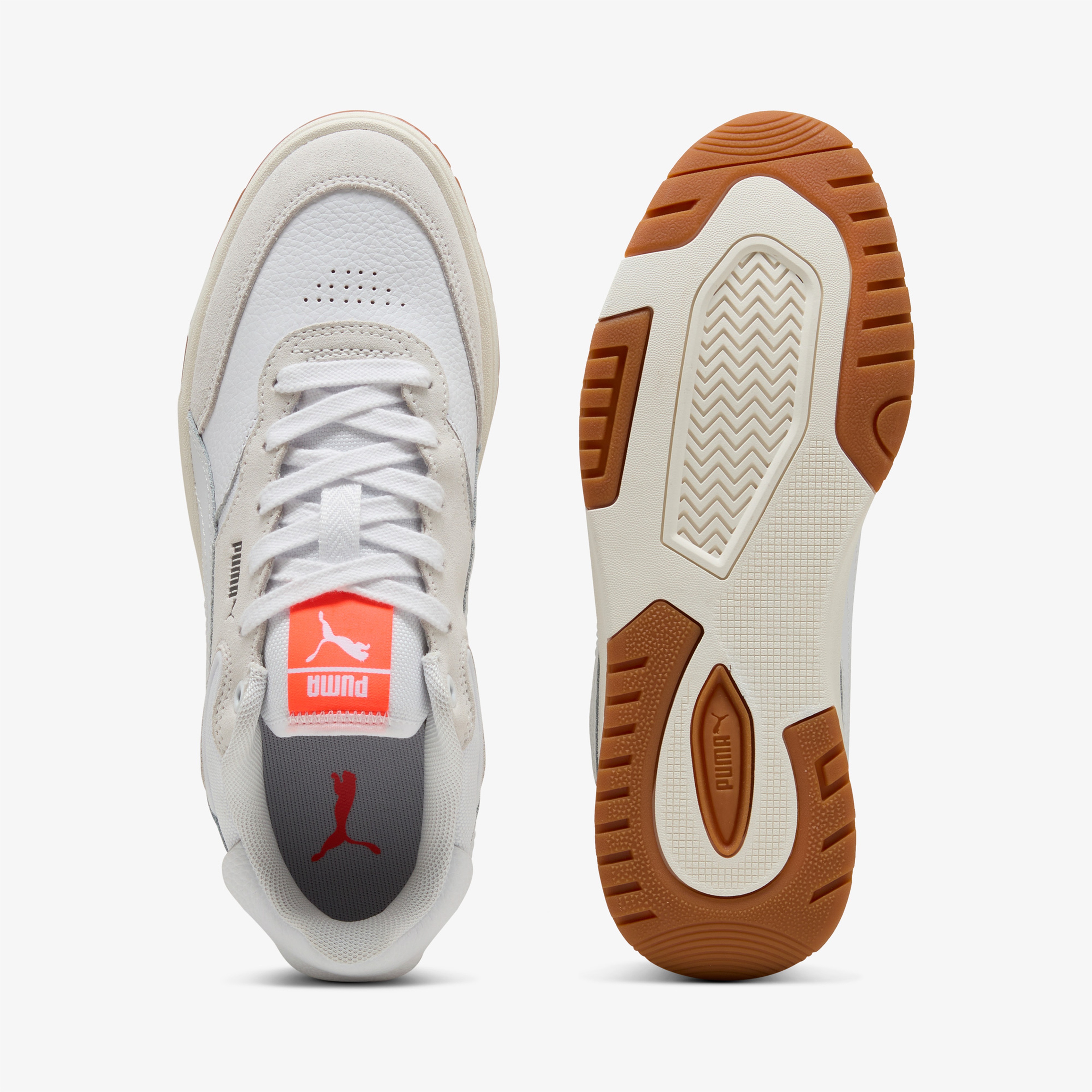 Puma Cali Sylva Vintage Kadın Beyaz Spor Ayakkabı