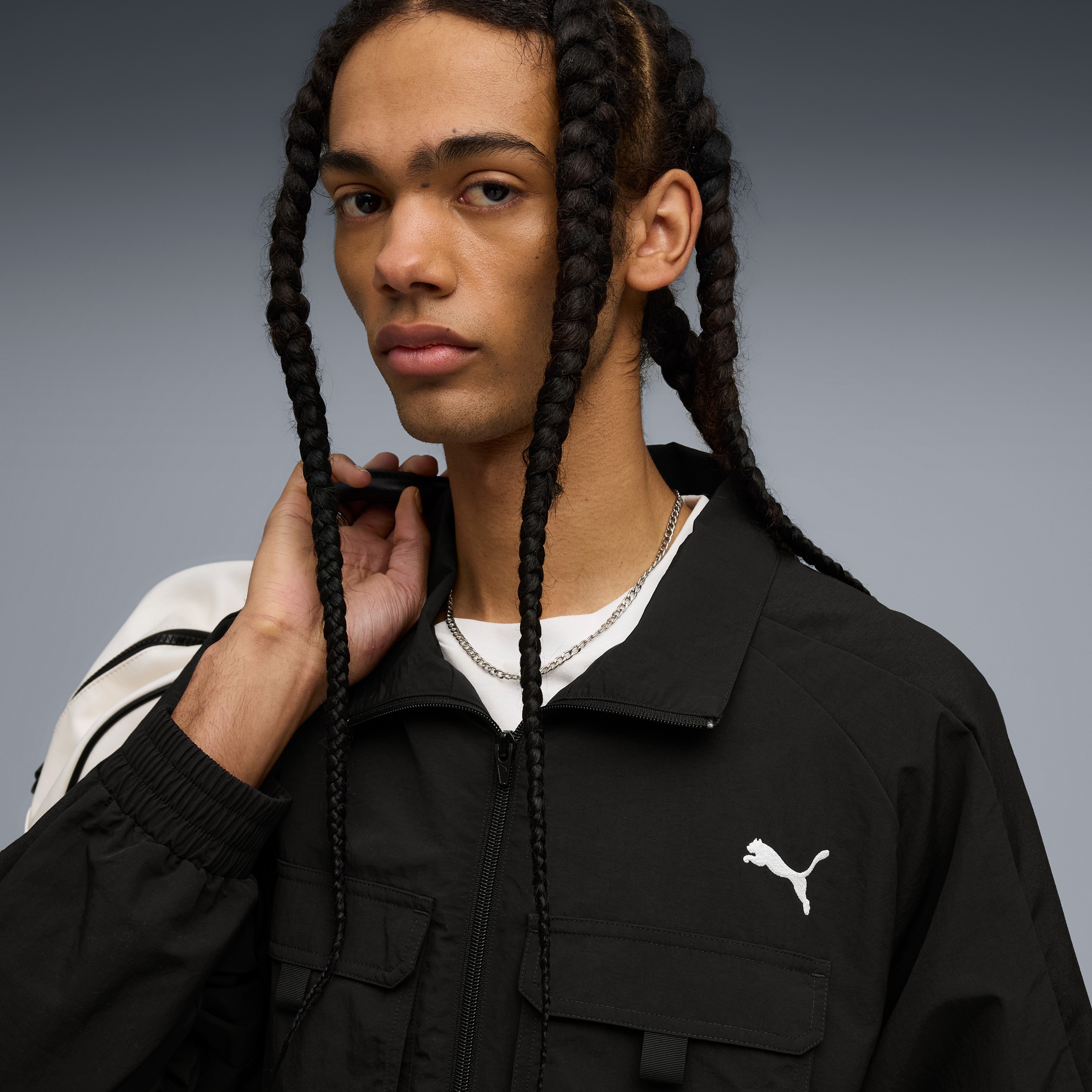 Puma T7 Cargo Relaxed Track Erkek Siyah Ceket