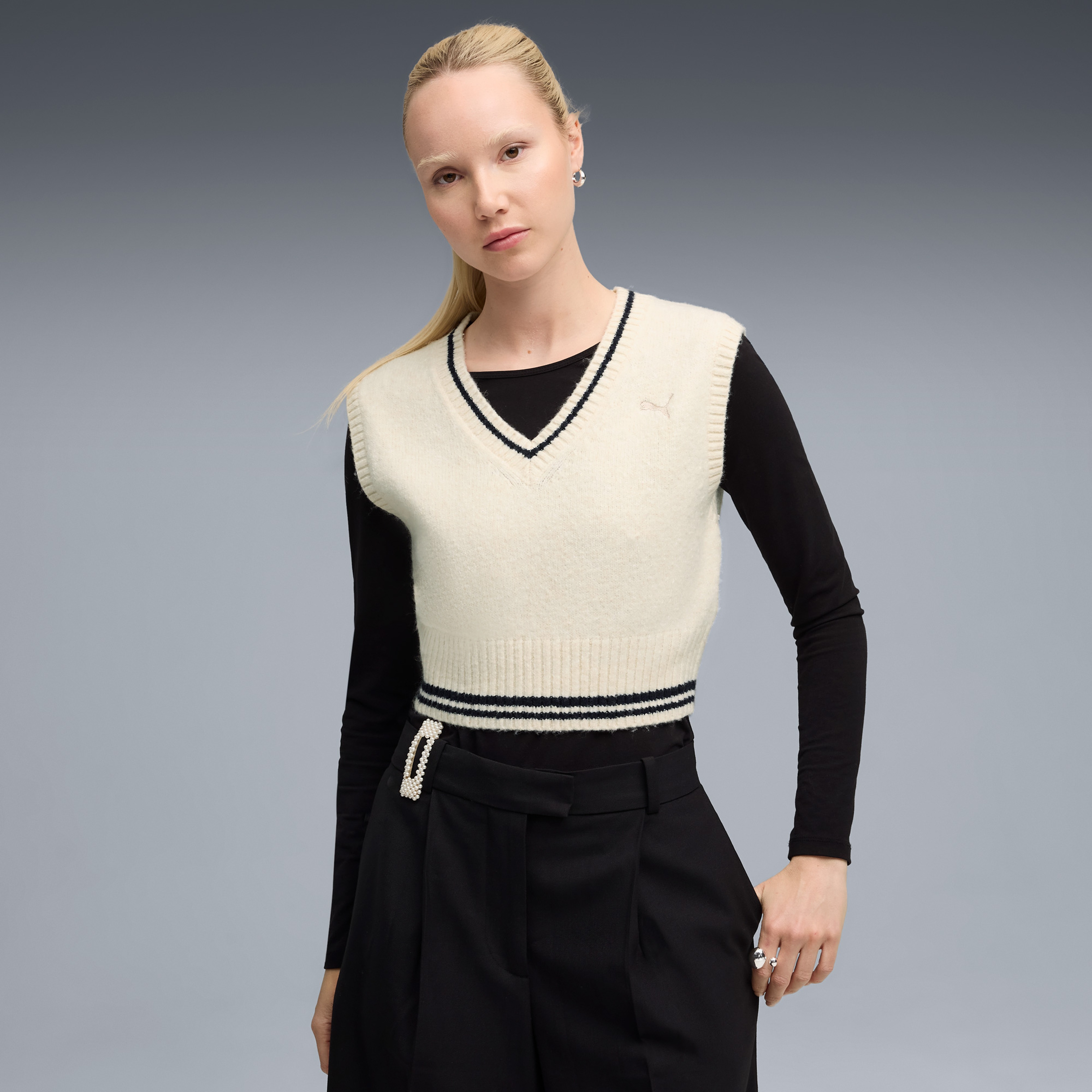 Puma Essentials Kadın Krem Süveter