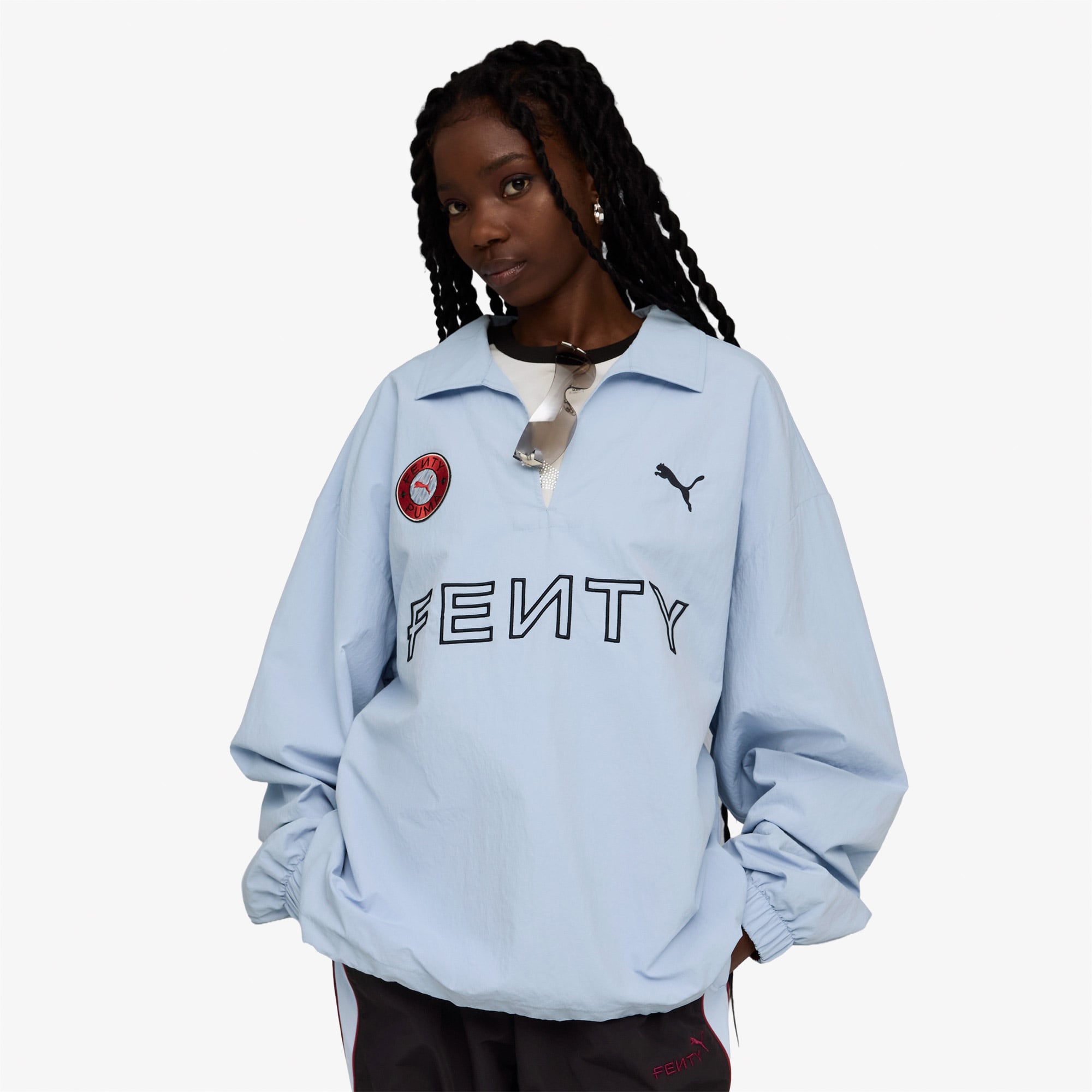 Puma x Fenty Unisex Mavi Üst