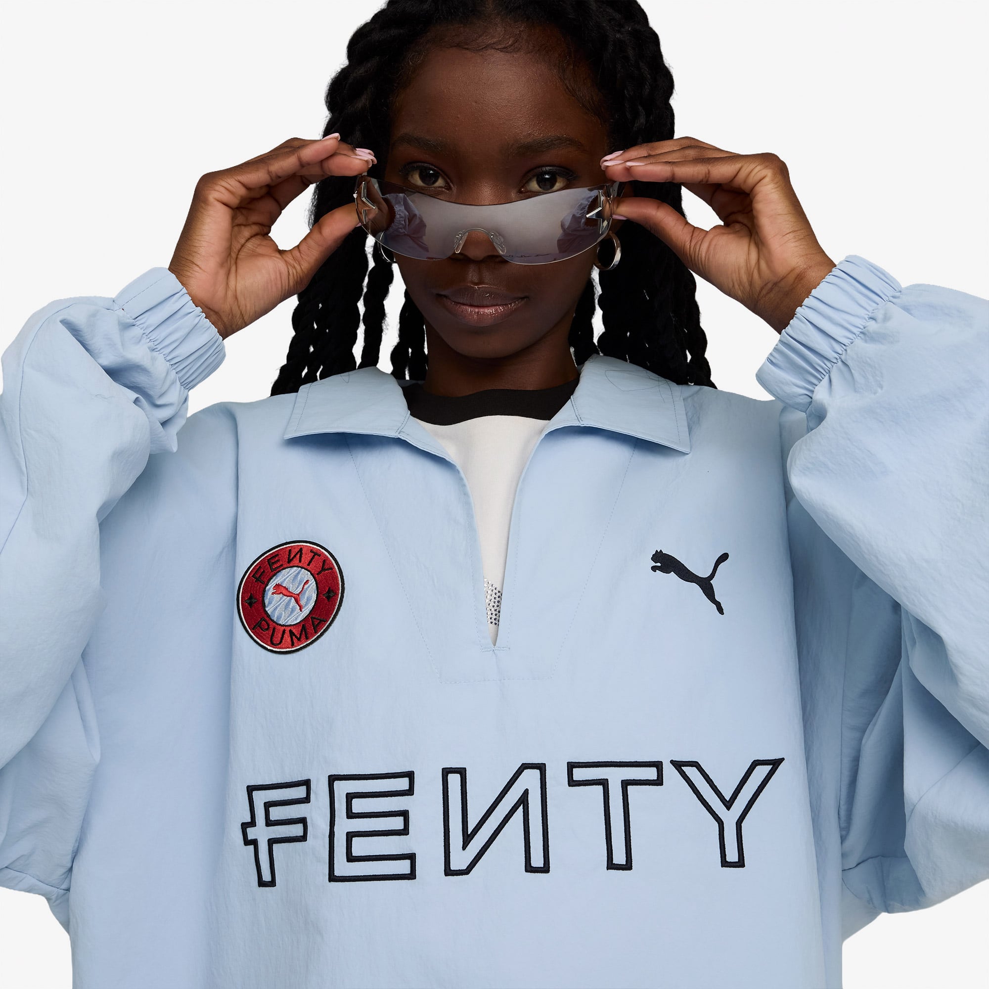 Puma x Fenty Unisex Mavi Üst