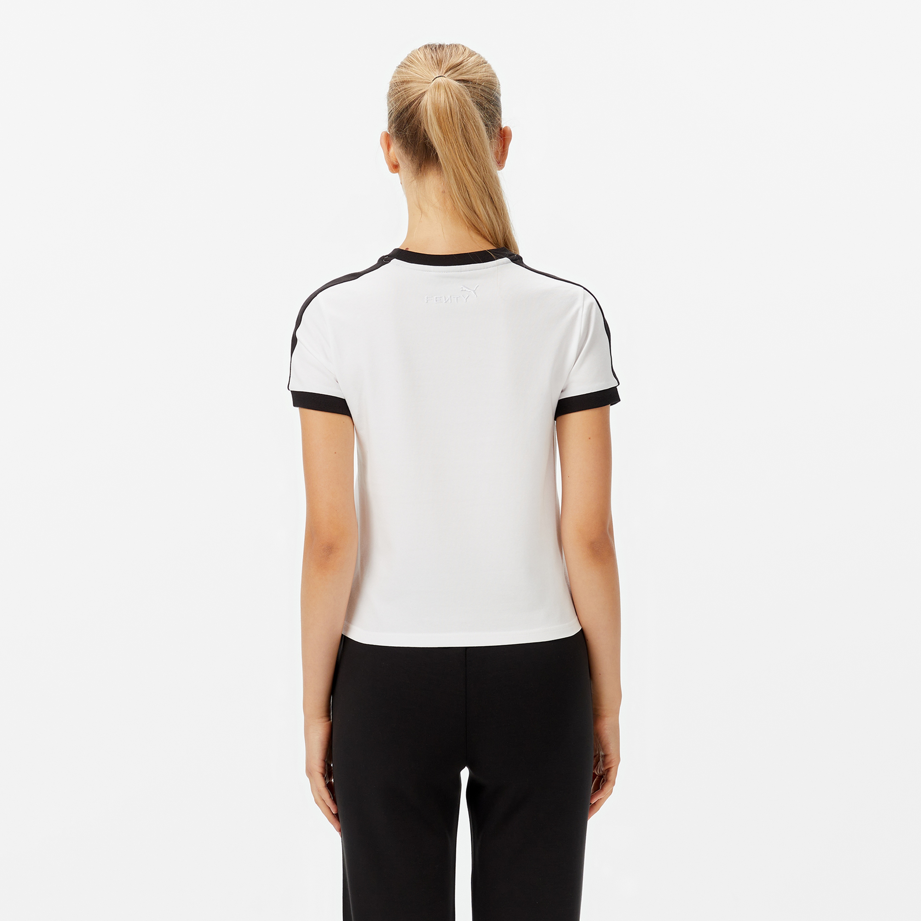 Puma x Fenty Downtown Kadın Beyaz T-Shirt
