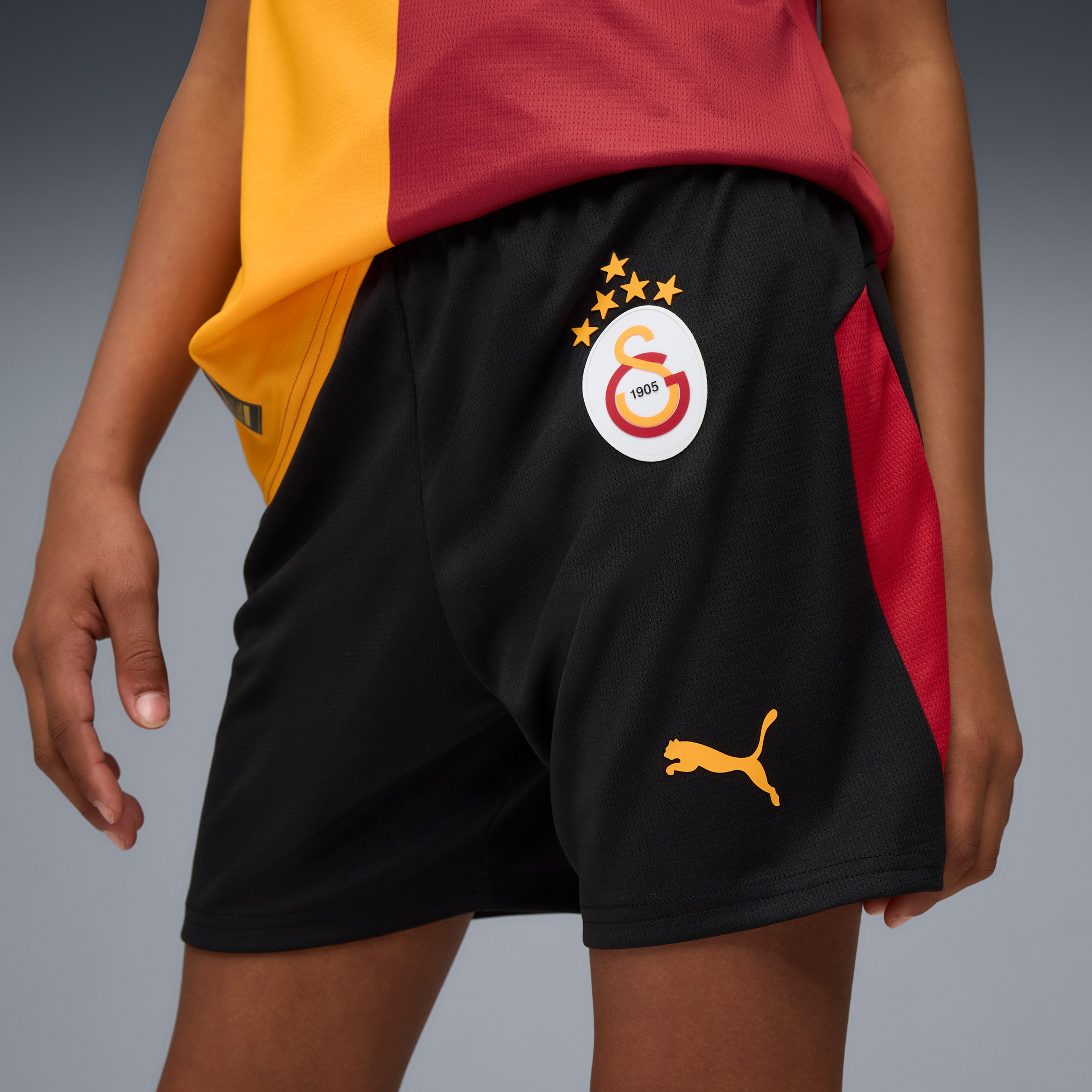 Puma Galatasaray 25/26 Çocuk Siyah Şort
