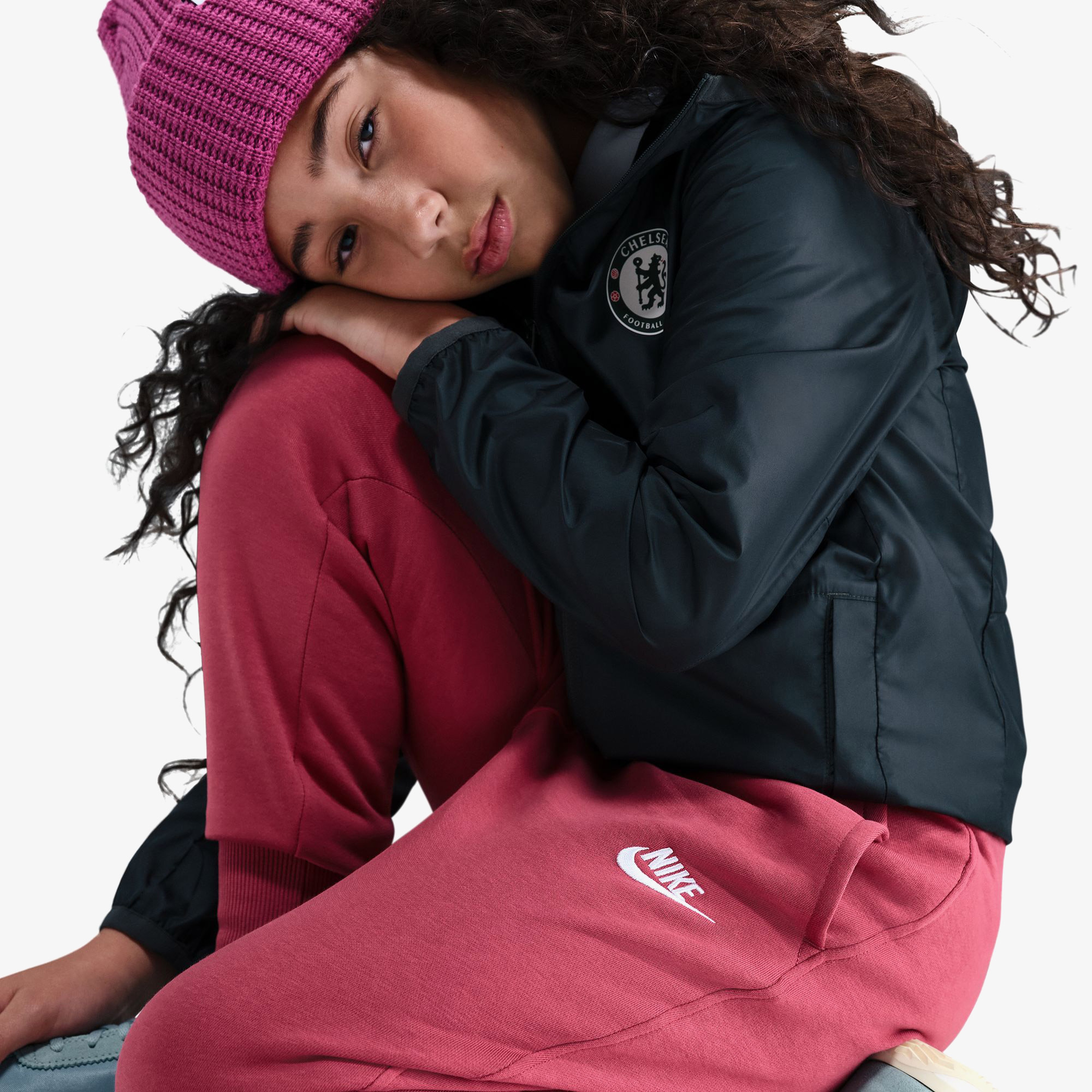 Nike Sportswear Club Fleece Çocuk Pembe Eşofman Altı