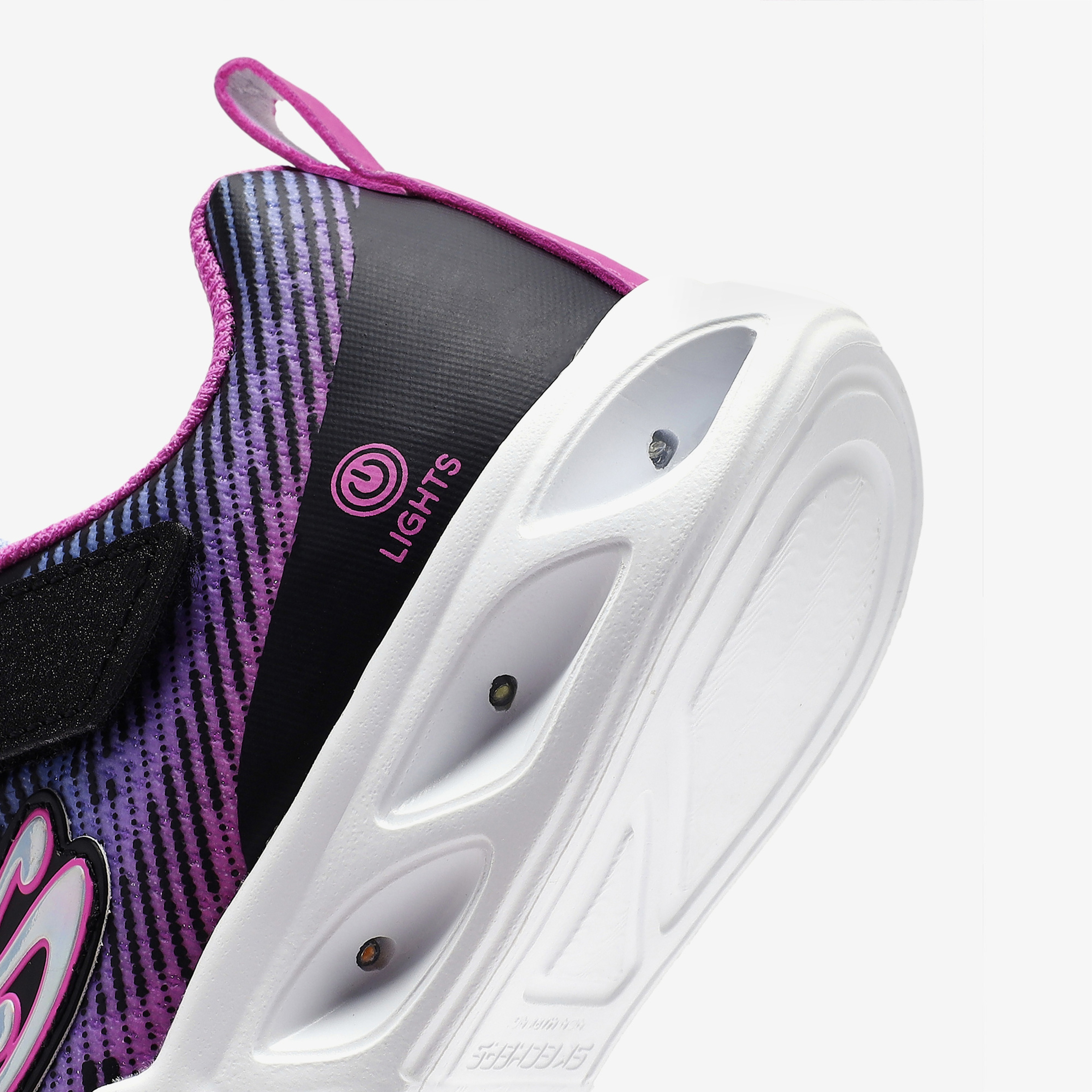 Skechers Flicker Flash Light Takeover Çocuk Siyah Işıklı Spor Ayakkabı