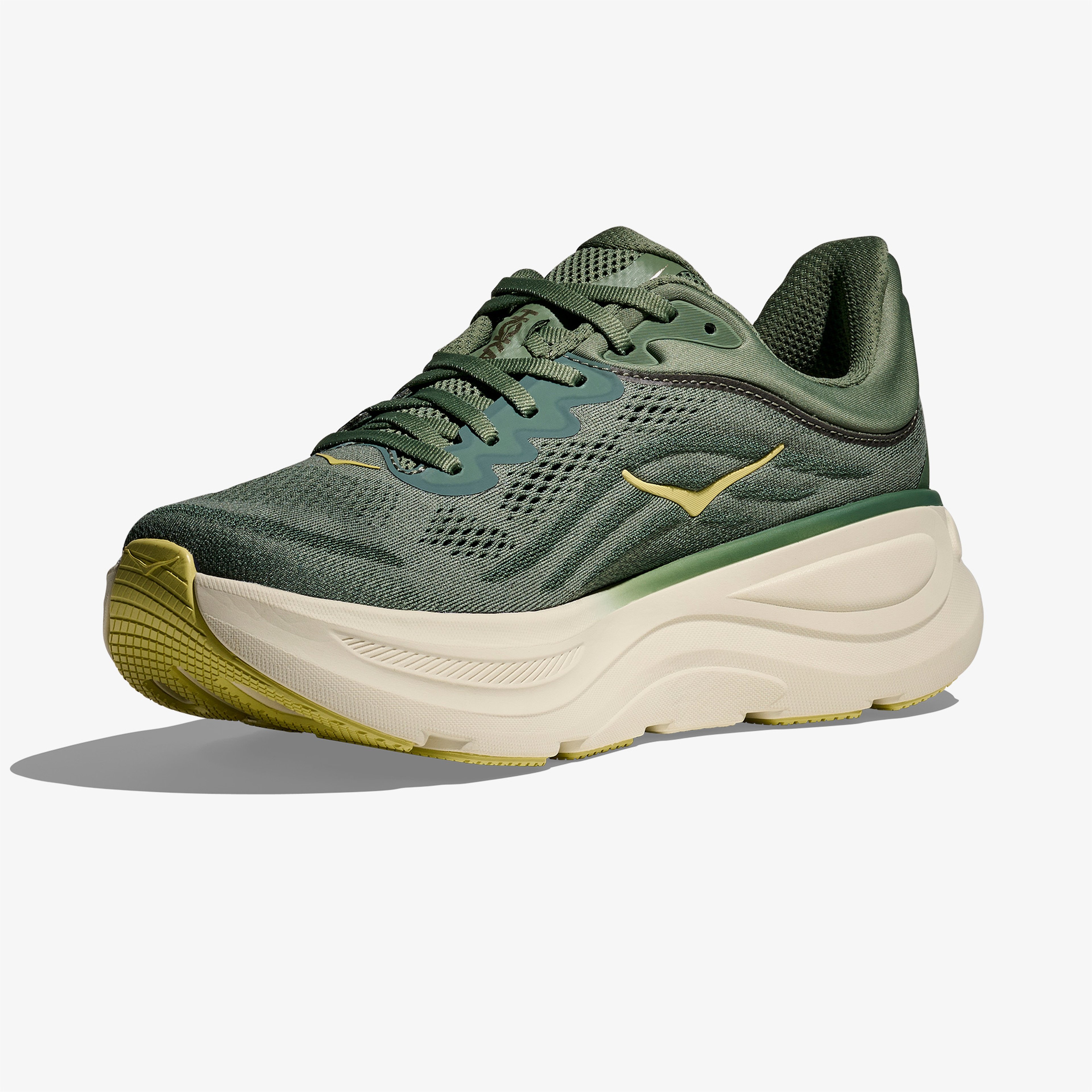 Hoka One Bondi 9 Erkek Yeşil Koşu Ayakkabısı