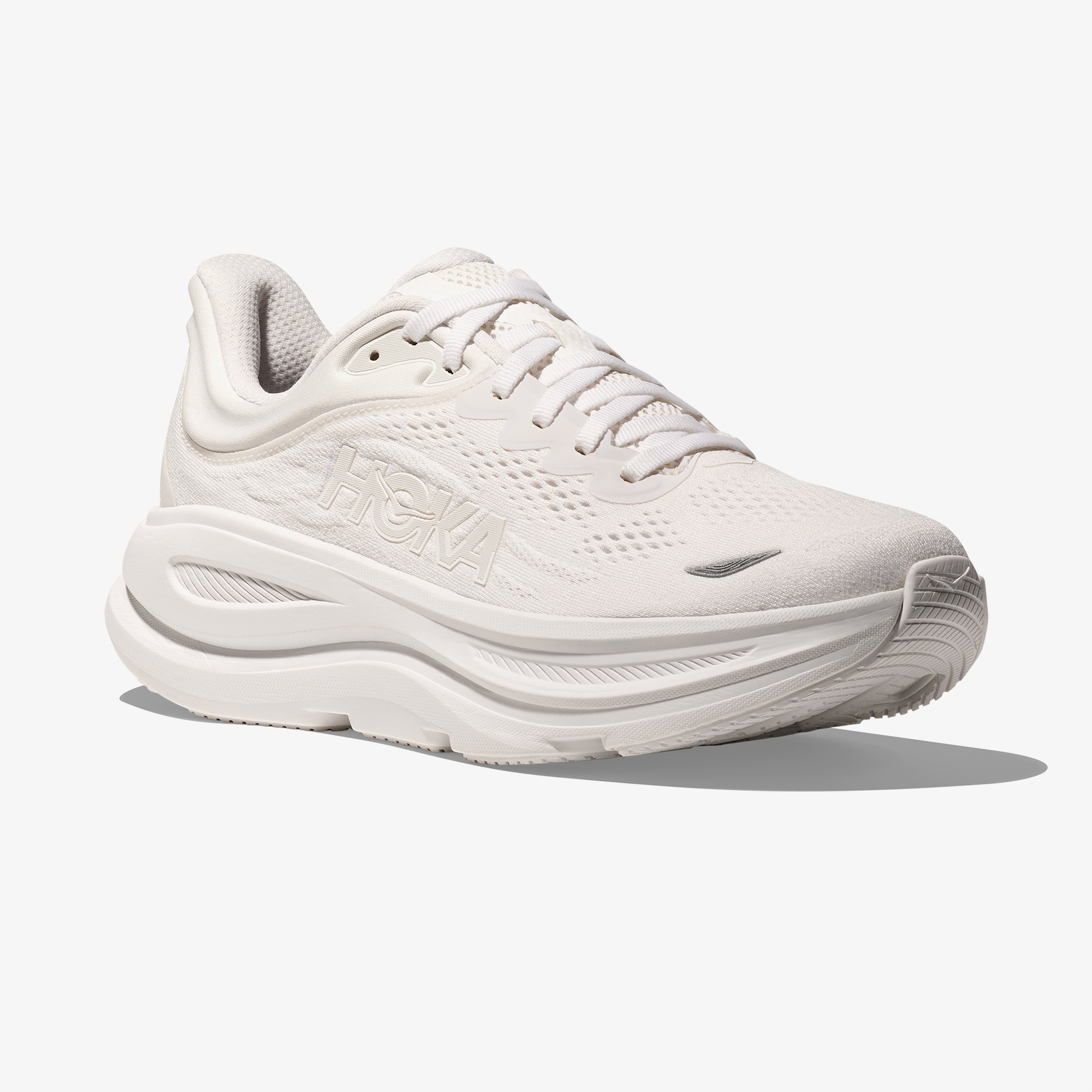 Hoka One Bondi 9 Kadın Beyaz Koşu Ayakkabısı