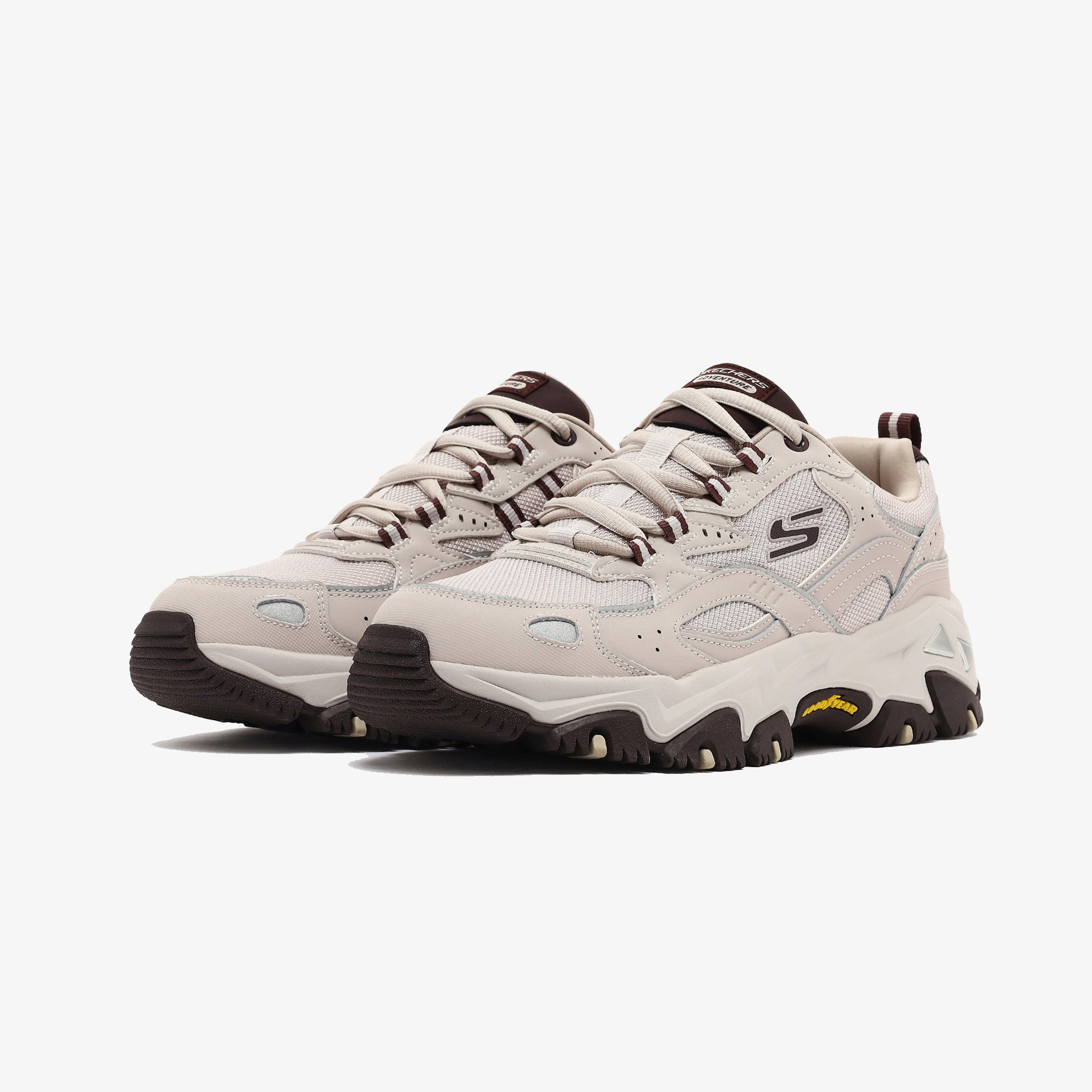 Skechers D'Lites Hiker Erkek Gri Spor Ayakkabı