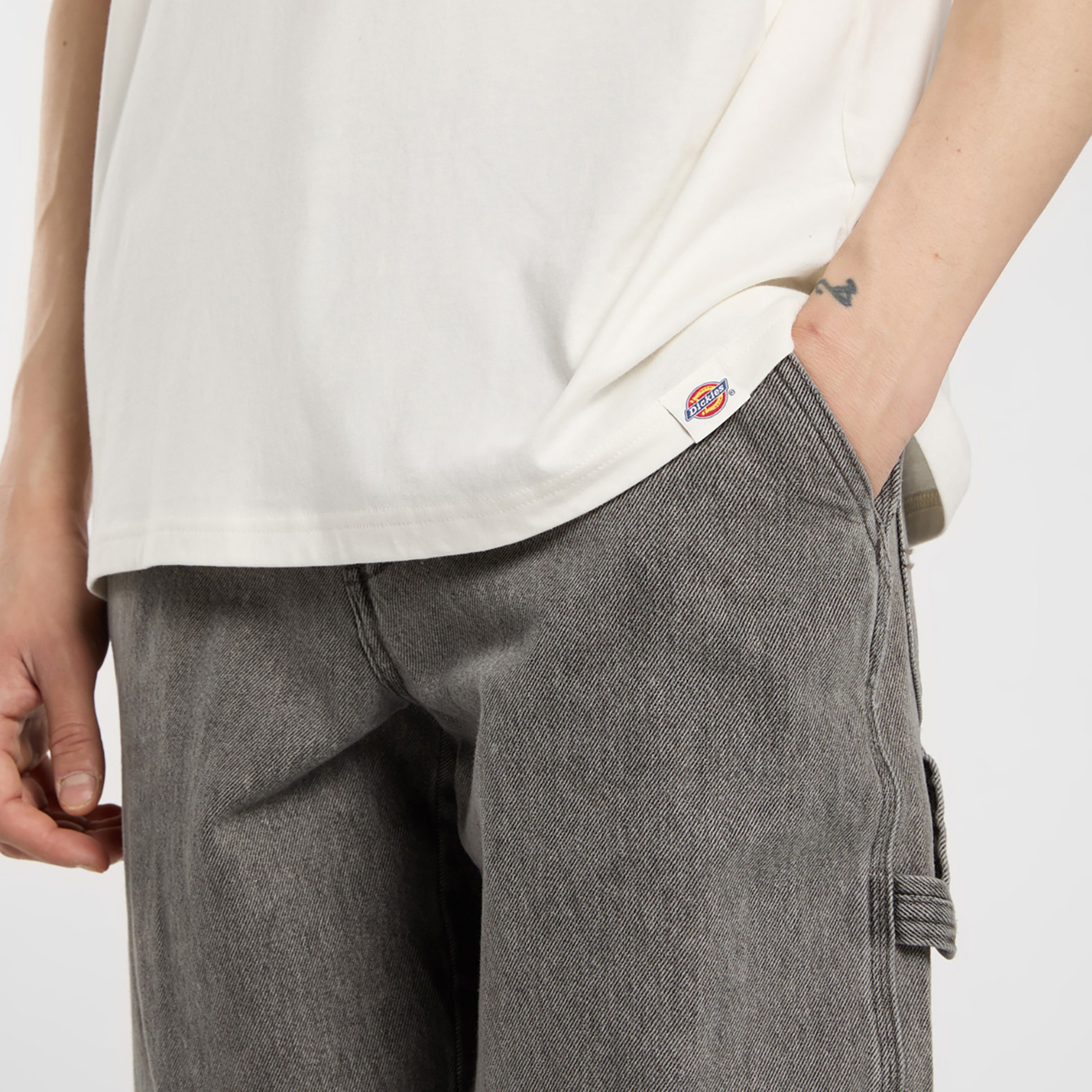 Dickies Burns Erkek Beyaz T-Shirt