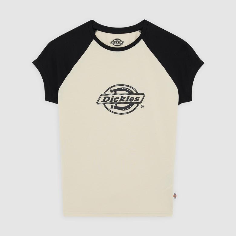 Dickies Forth Show Raglan Kadın Beyaz T-Shirt