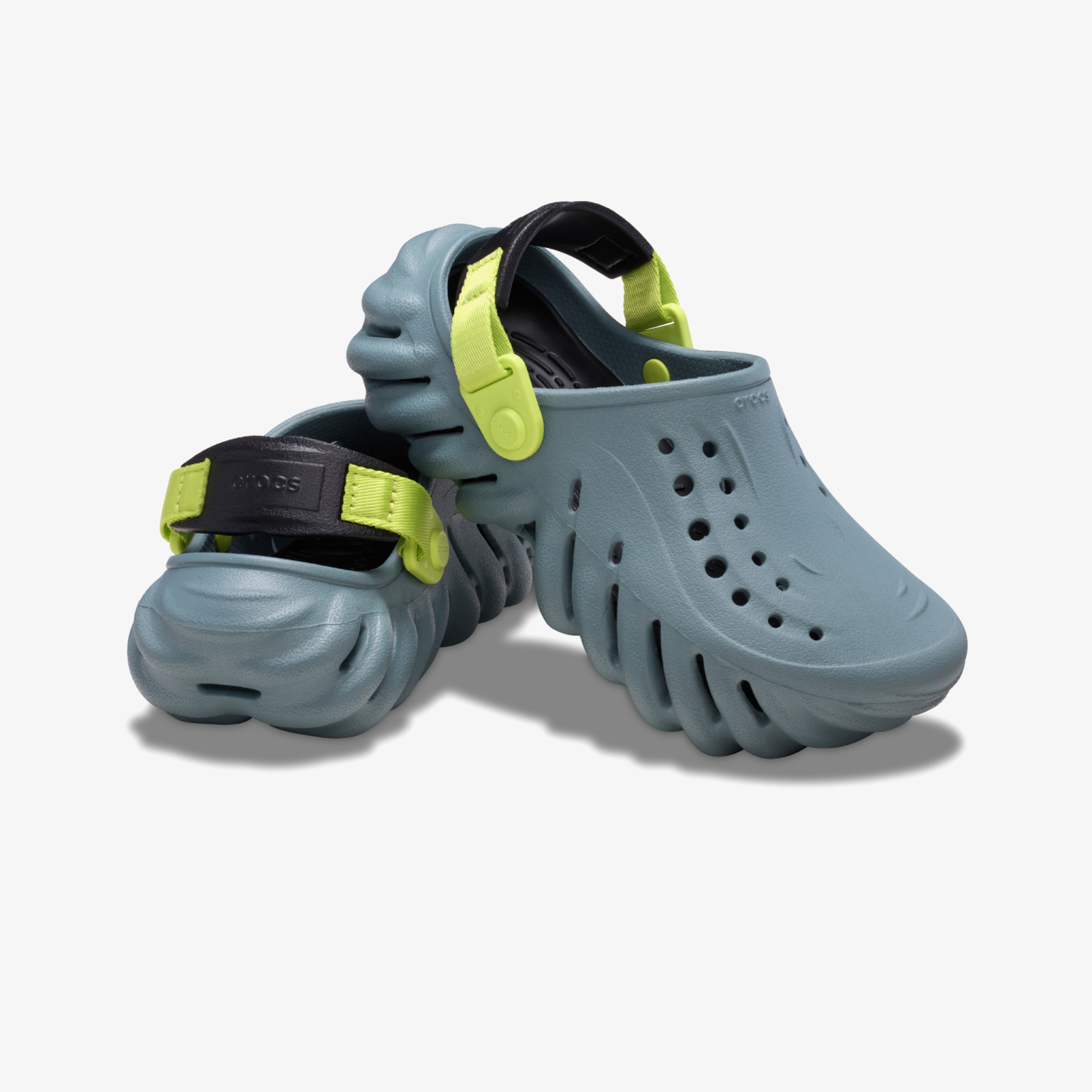 Crocs Echo Clog Çocuk Yeşil Terlik