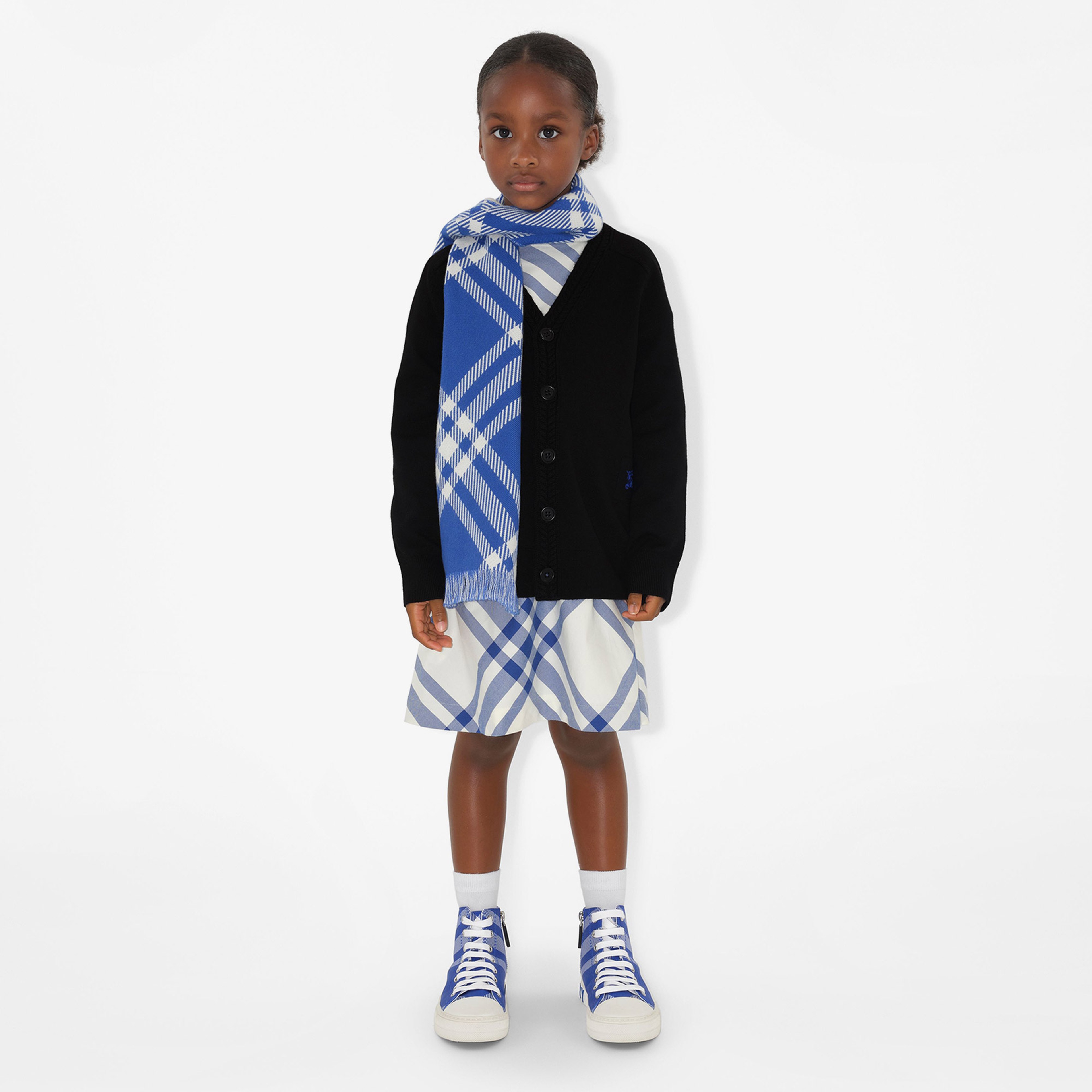 Burberry Yün Çocuk Siyah Hırka