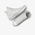 Converse Chuck Taylor All Star Leather Unisex Gri Sneaker