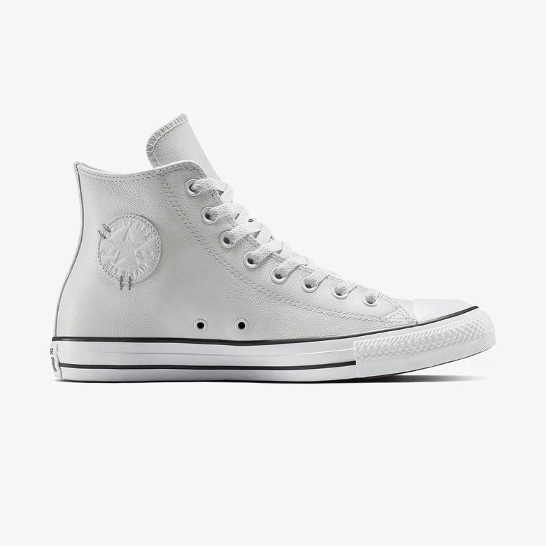 Converse Chuck Taylor All Star Leather Unisex Gri Sneaker