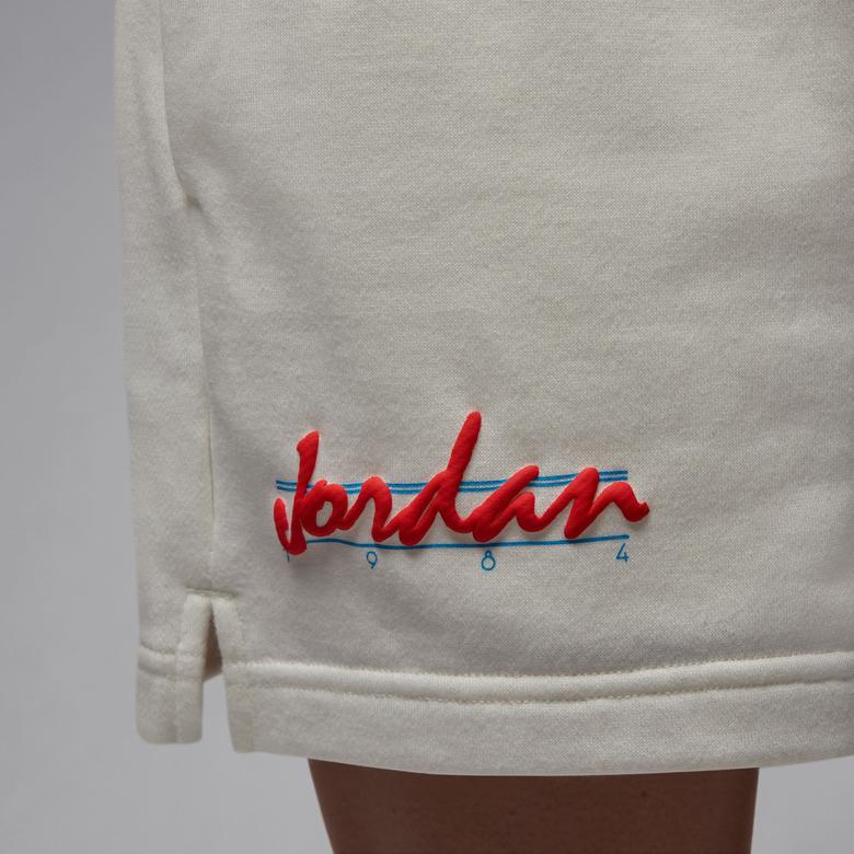 Jordan Brooklyn Kadın Beyaz Şort