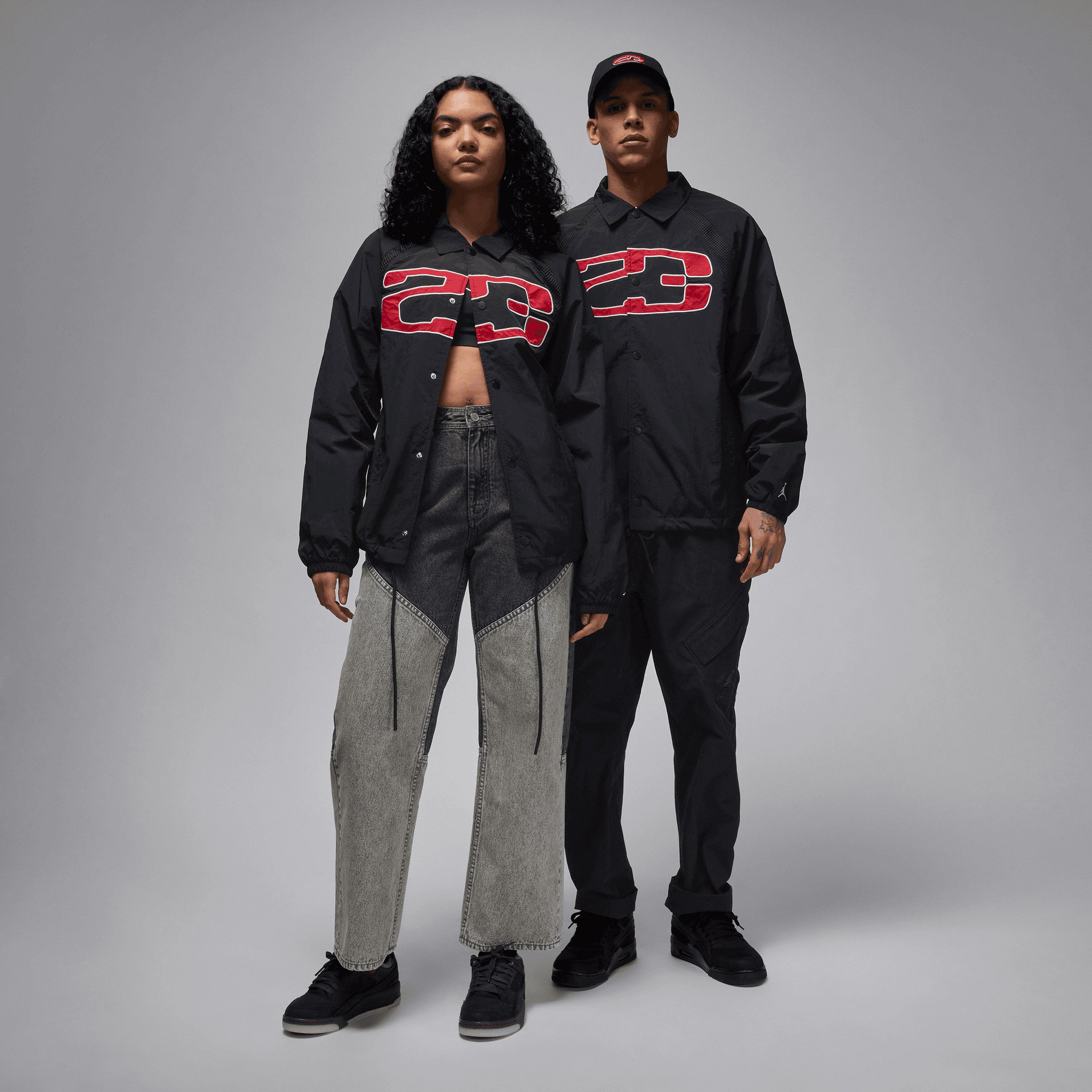 Jordan Essentials Coaches Erkek Siyah Hoodie