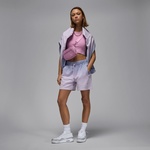 Jordan Flight Fleece Kadın Mor Şort