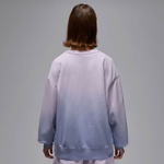 Jordan Fligth Fleece Ft Crew Kadın Mor Sweatshirt