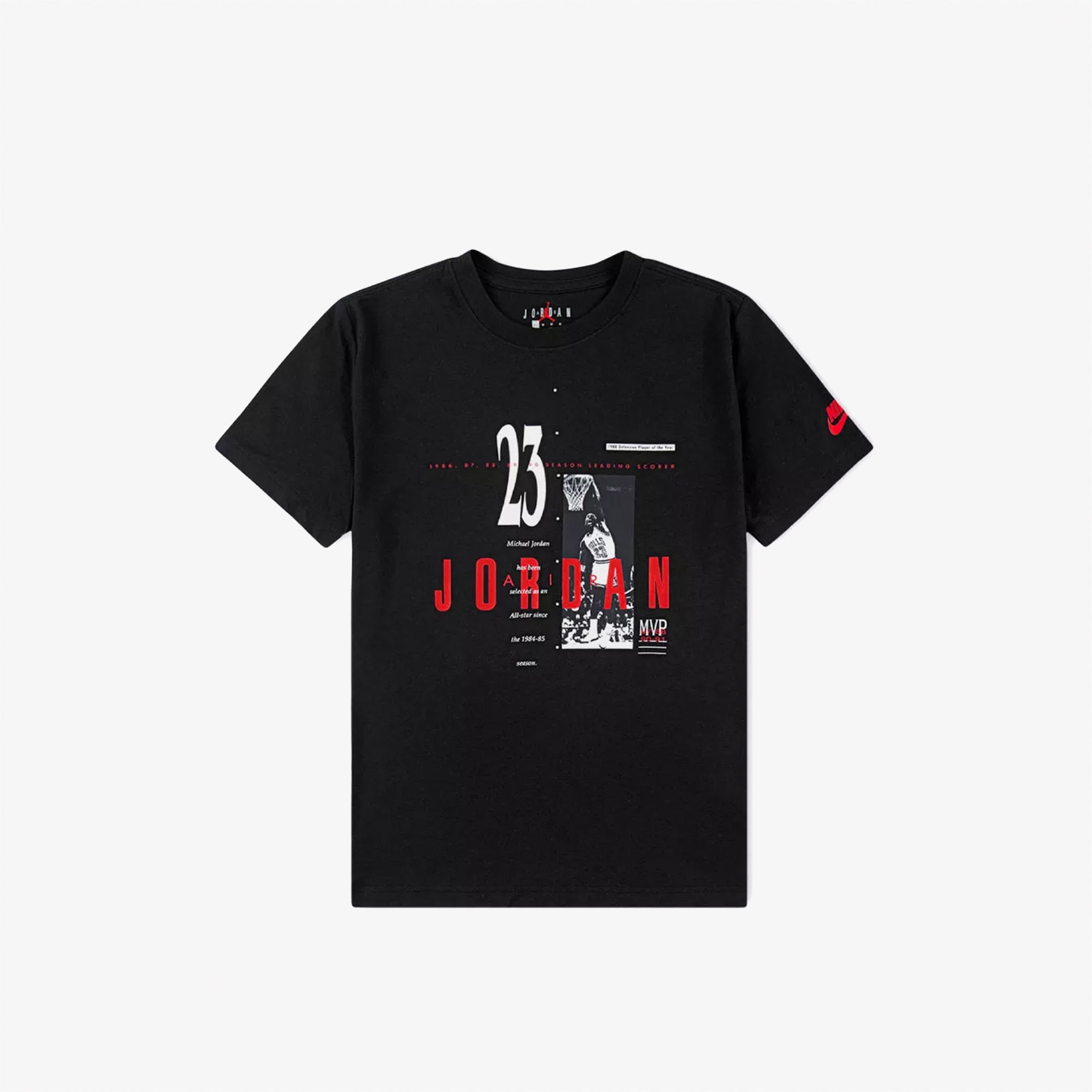 Jordan SS Crew Çocuk Siyah T-Shirt