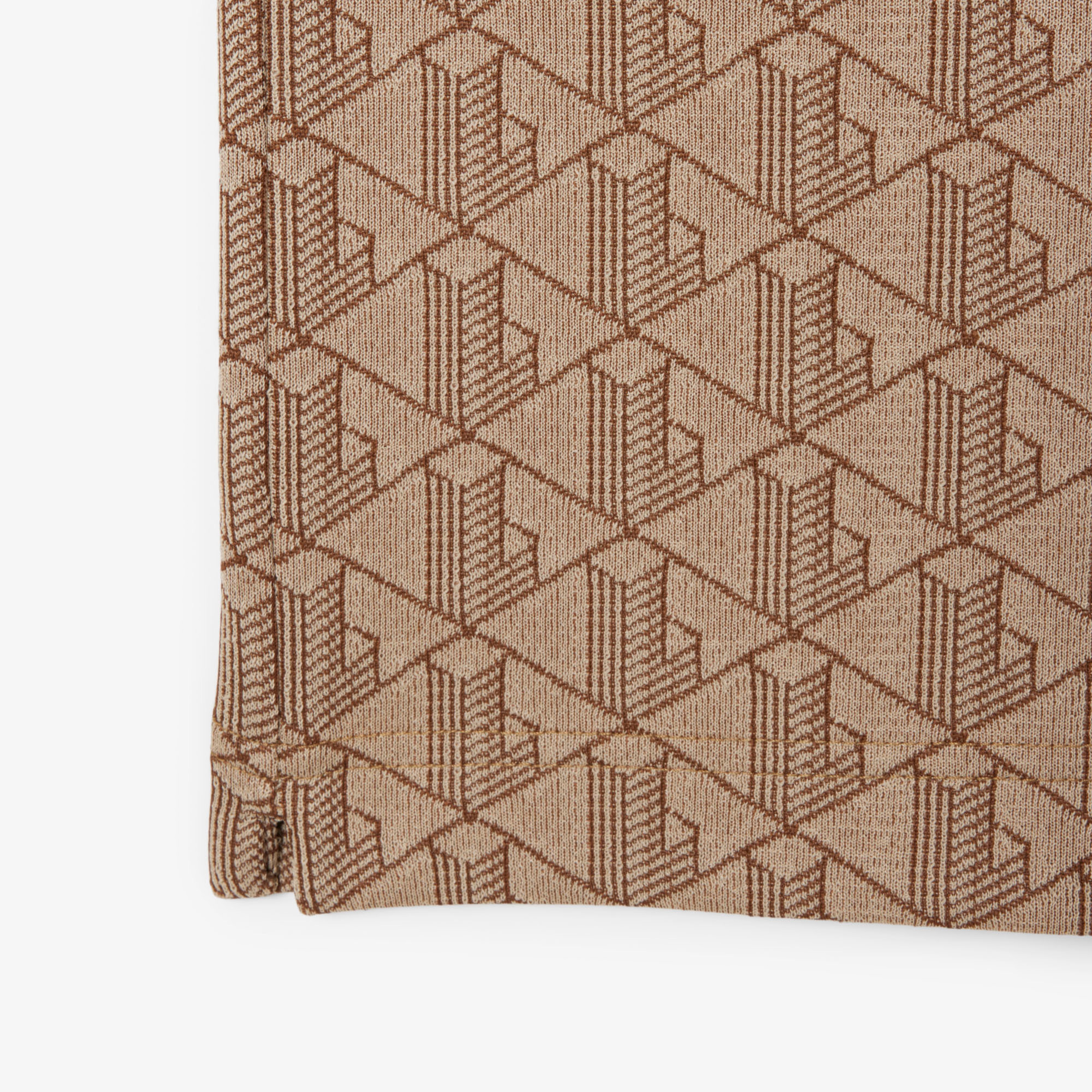 Lacoste Monogram Erkek Kahverengi Polo