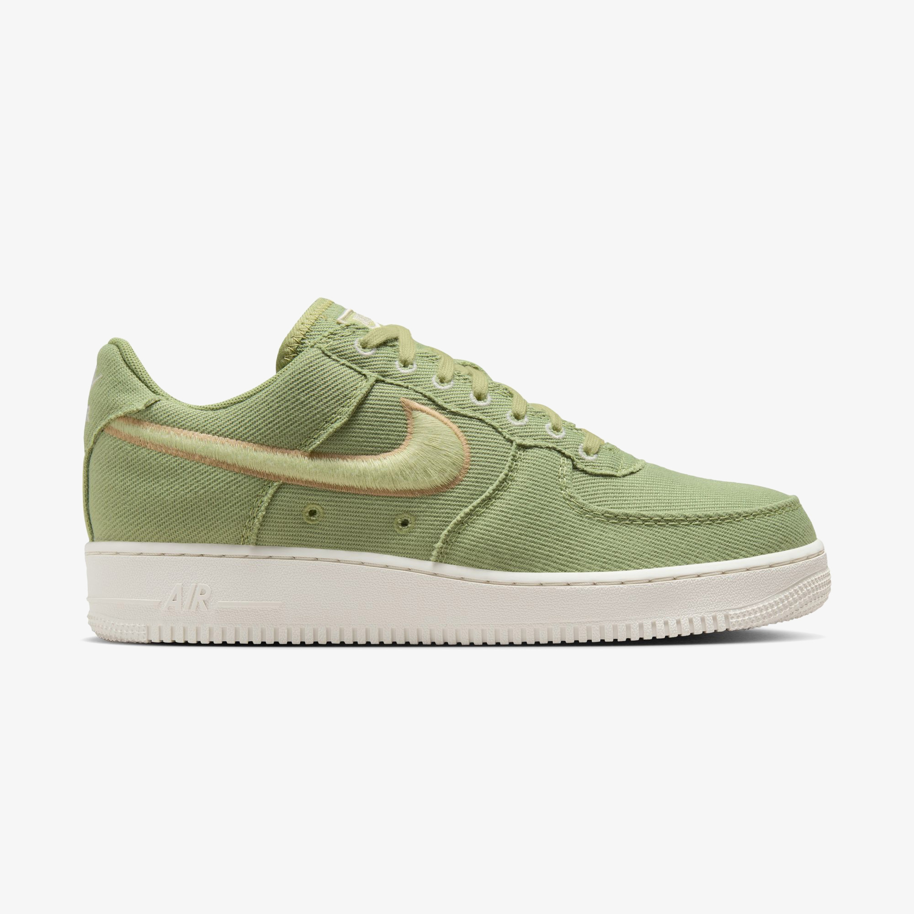Nike Air Force 1 Canvas Erkek Yeşil Sneaker