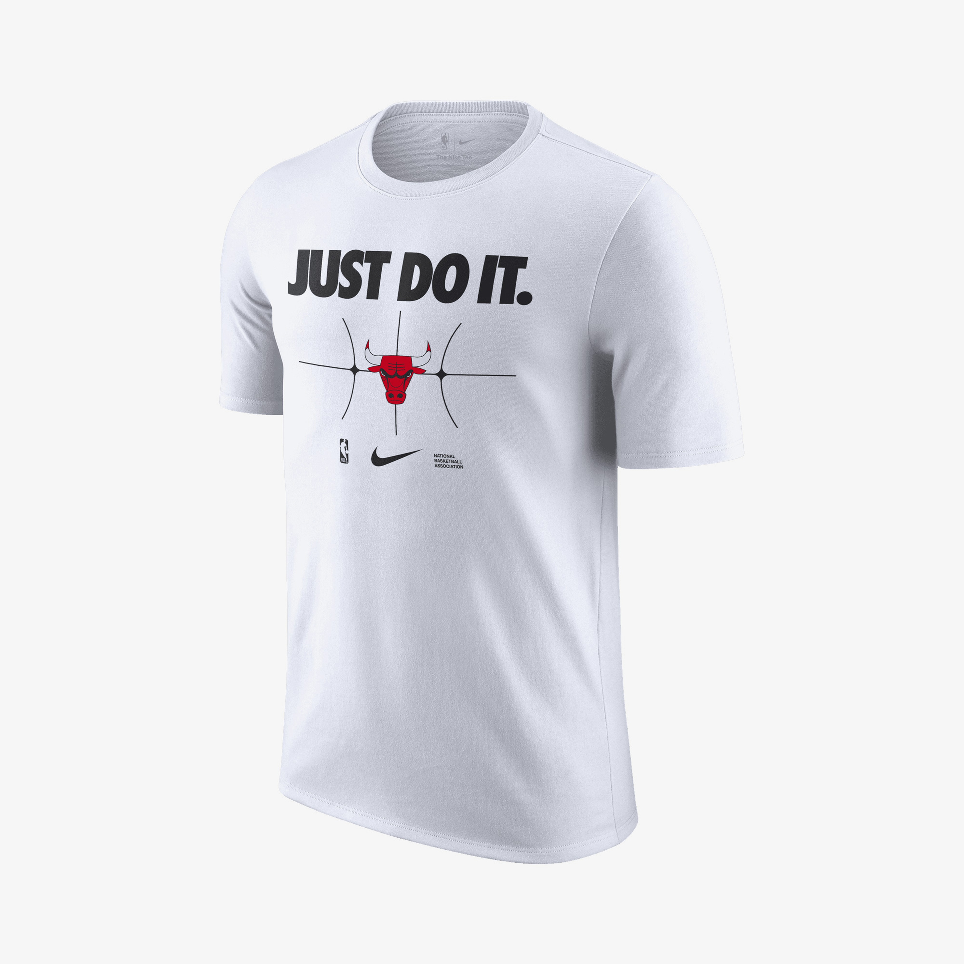 Nike Nba Chicago Bulls Erkek Beyaz T-Shirt