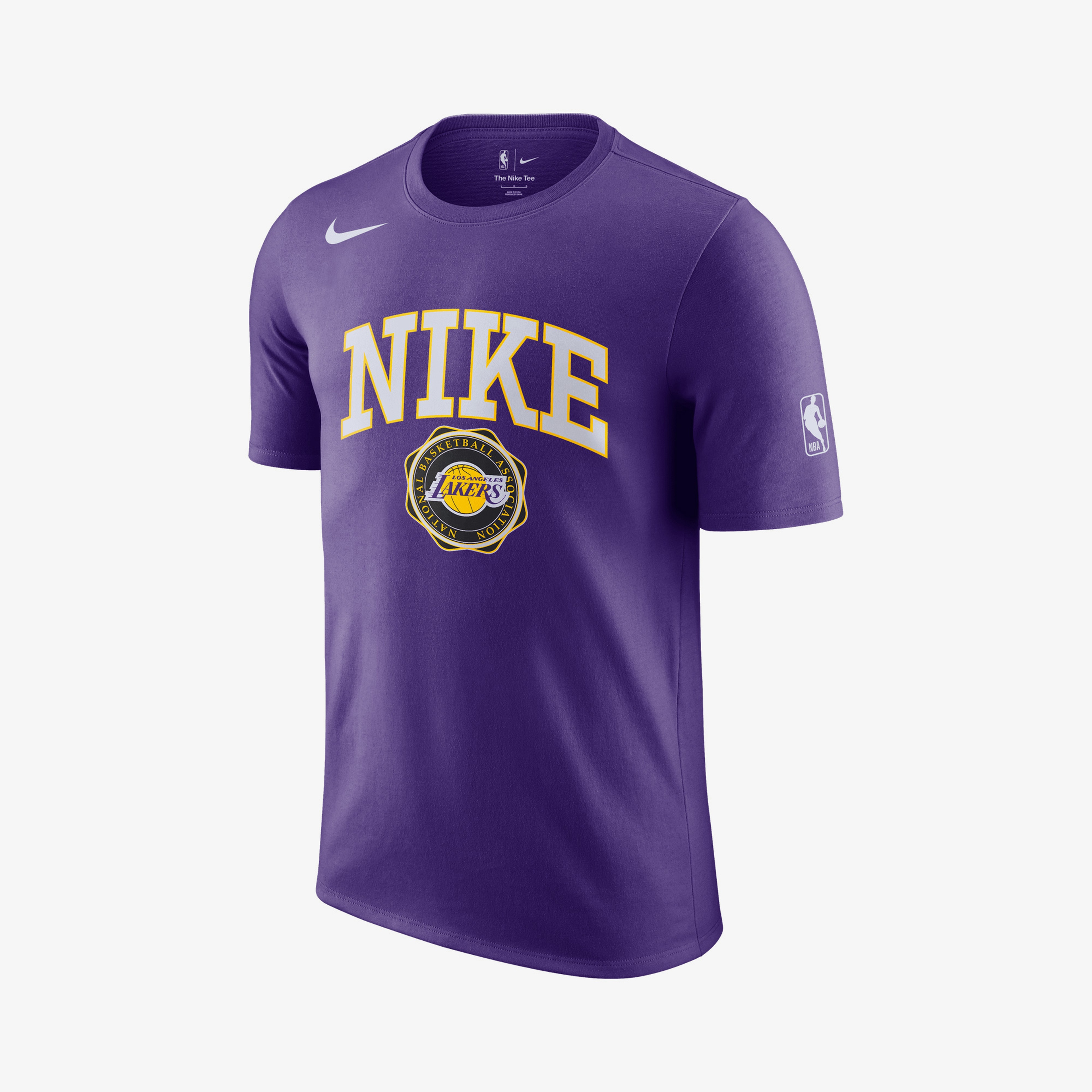 Nike Nba Los Angeles Lakers Erkek Mor T-Shirt