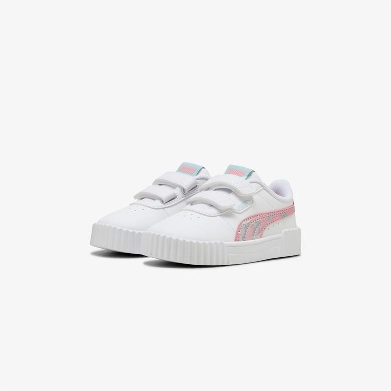 Puma Carina 3.0 Space Belle Bebek Pembe Beyaz Spor Ayakkabı
