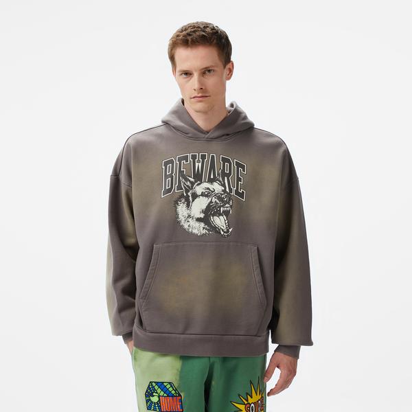 The Market 'Tonal Beware' Erkek Gri Hoodie