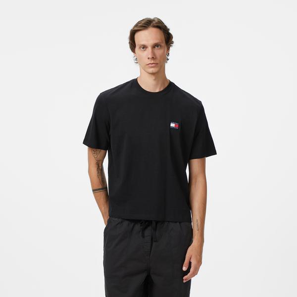 Tommy Jeans 90S Pop Classic Erkek Siyah T-Shirt