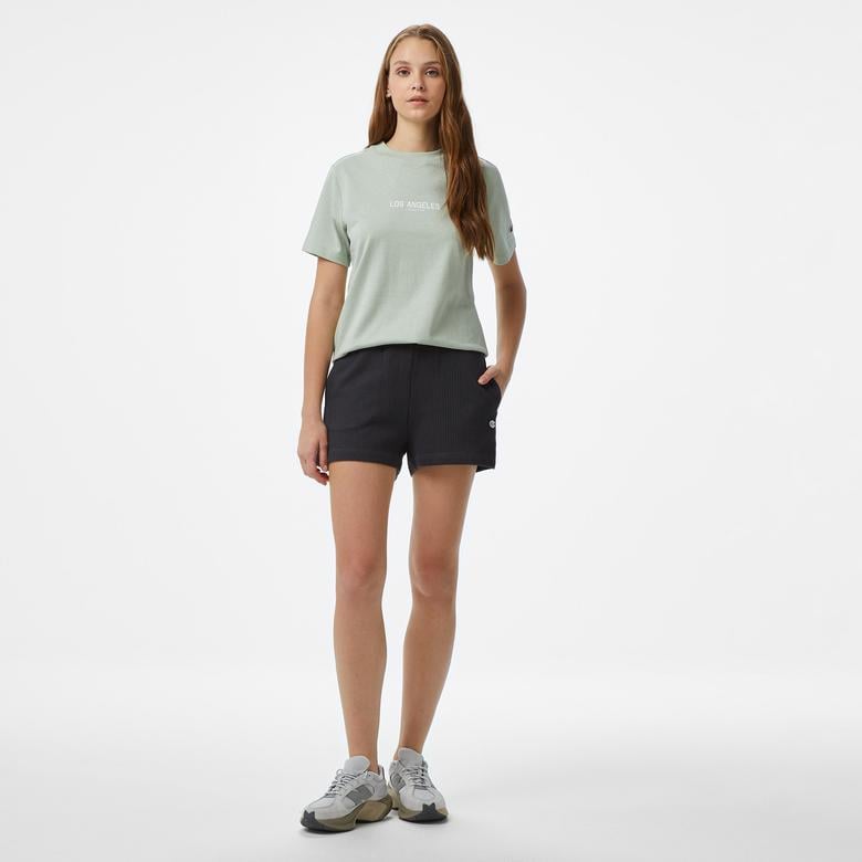 Champion Icons SS Kadın Yeşil T-Shirt