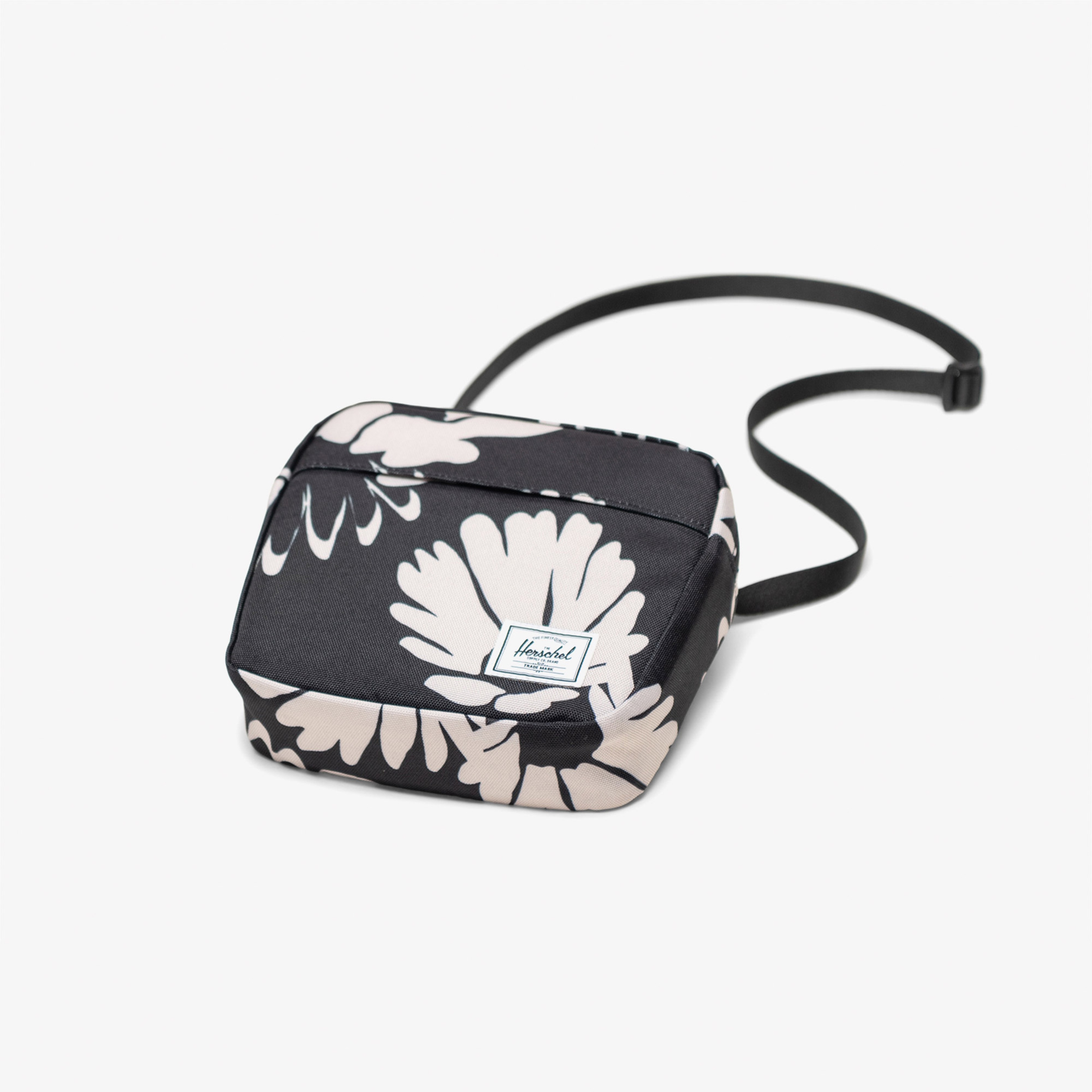 Herschel Classic Floral Unisex Siyah Omuz Çantası